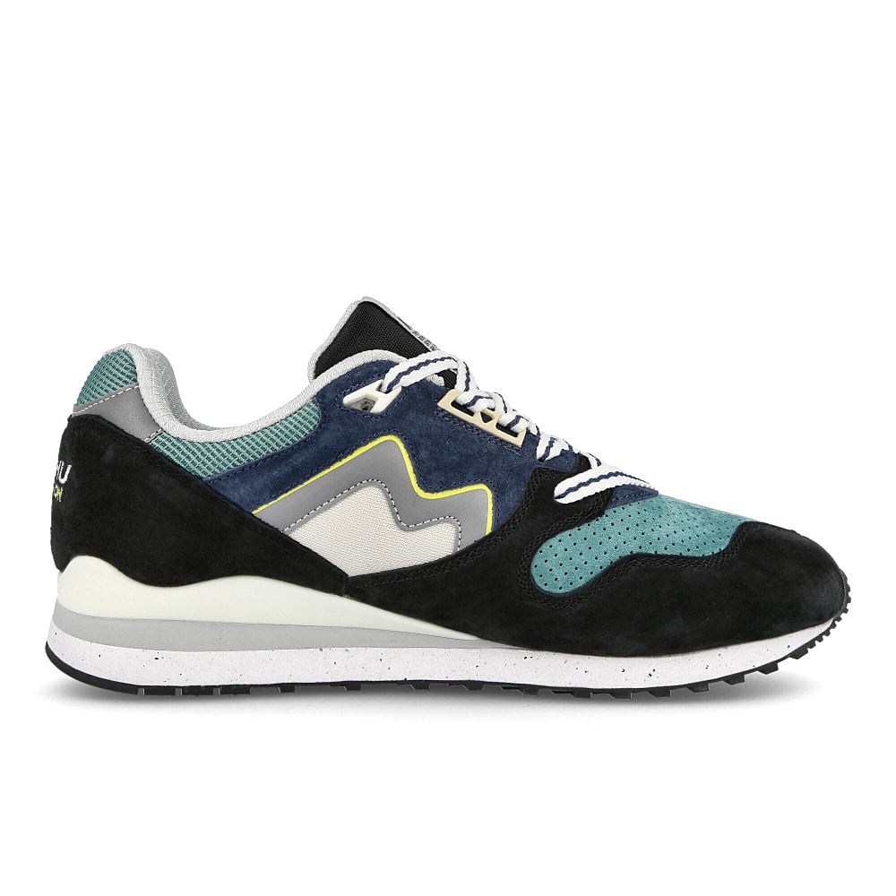 Karhu synchron classic Jet Black-Blue Wing Teal Sneakers Silhouette | Overkill