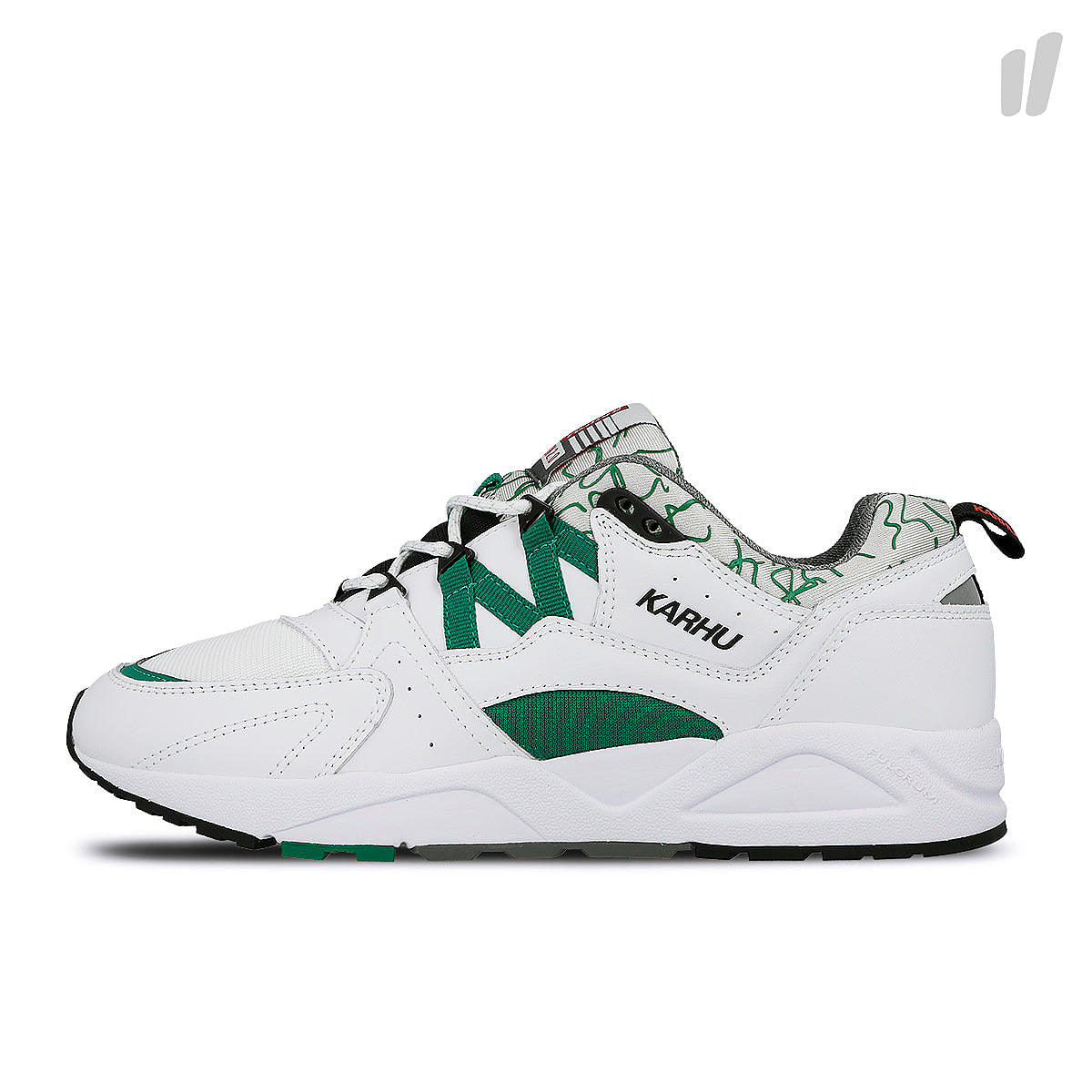 Karhu fusion 2.0 White-Ultramarine Green Sneakers F804034 | Overkill