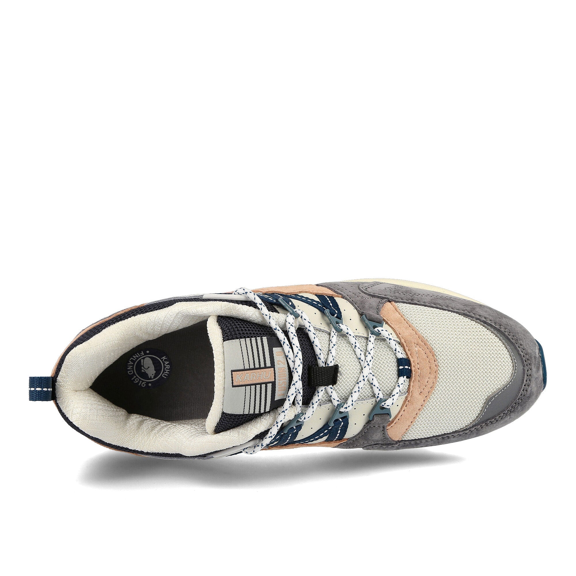 Karhu fusion 2.0 Frost Gray-Blue Coral Sneakers Detailfoto | Overkill