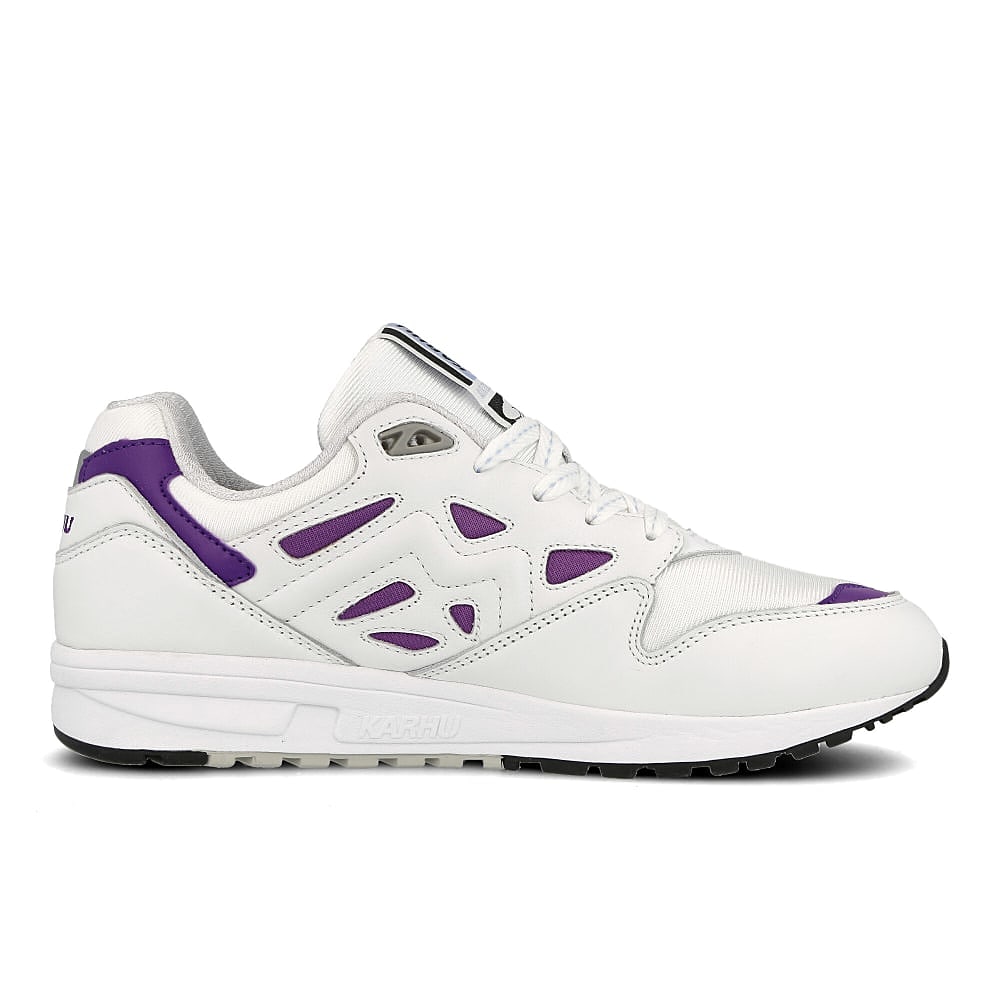 Karhu legacy Bright White-Tillandsia Purple Low Top Sneakers Silhouette | Overkill