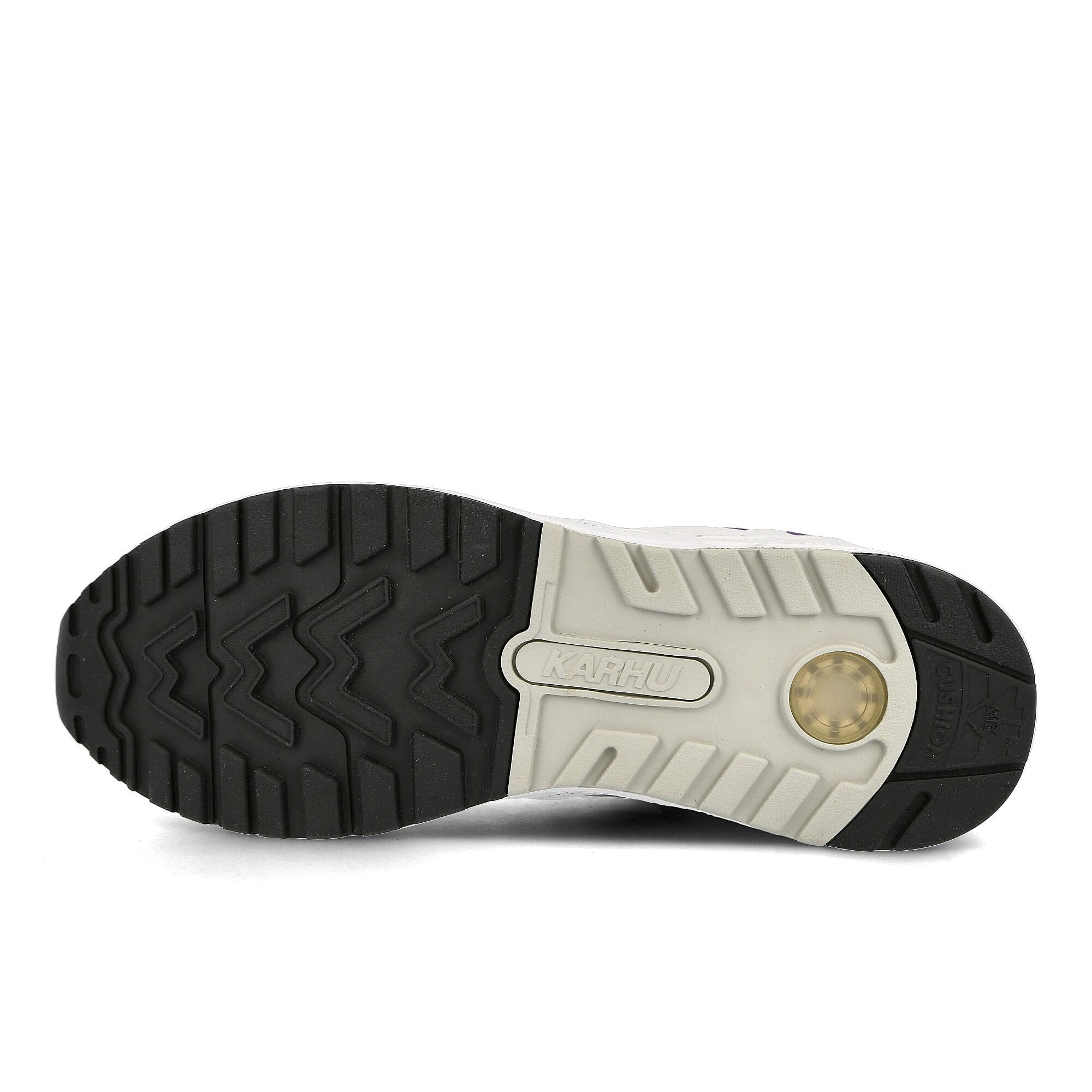 Karhu legacy Bright White-Tillandsia Purple Low Top Sneakers Detail View 1 | Overkill