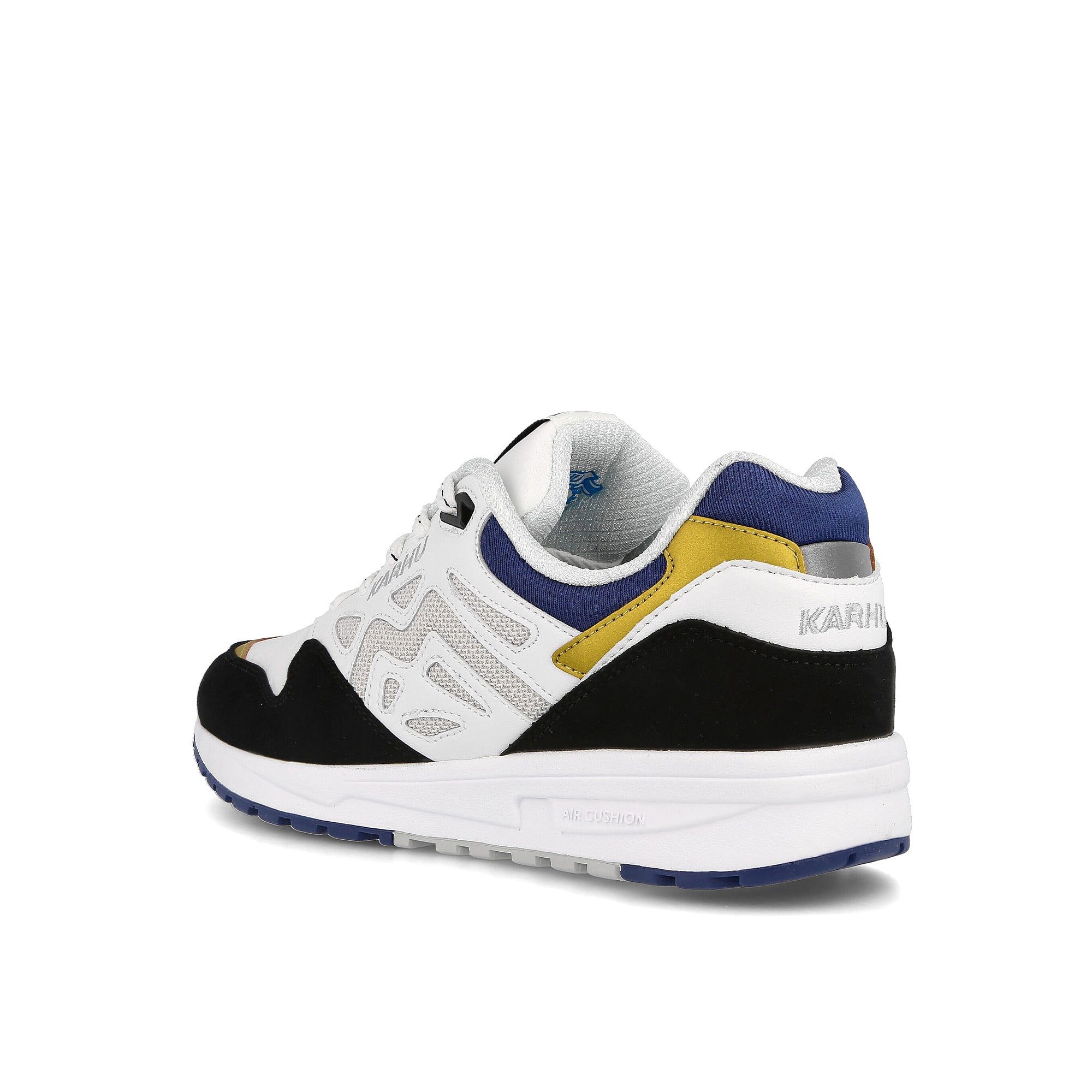 Karhu legacy 96 Jet Black-Spa Blue Low Top Sneakers Material | Overkill