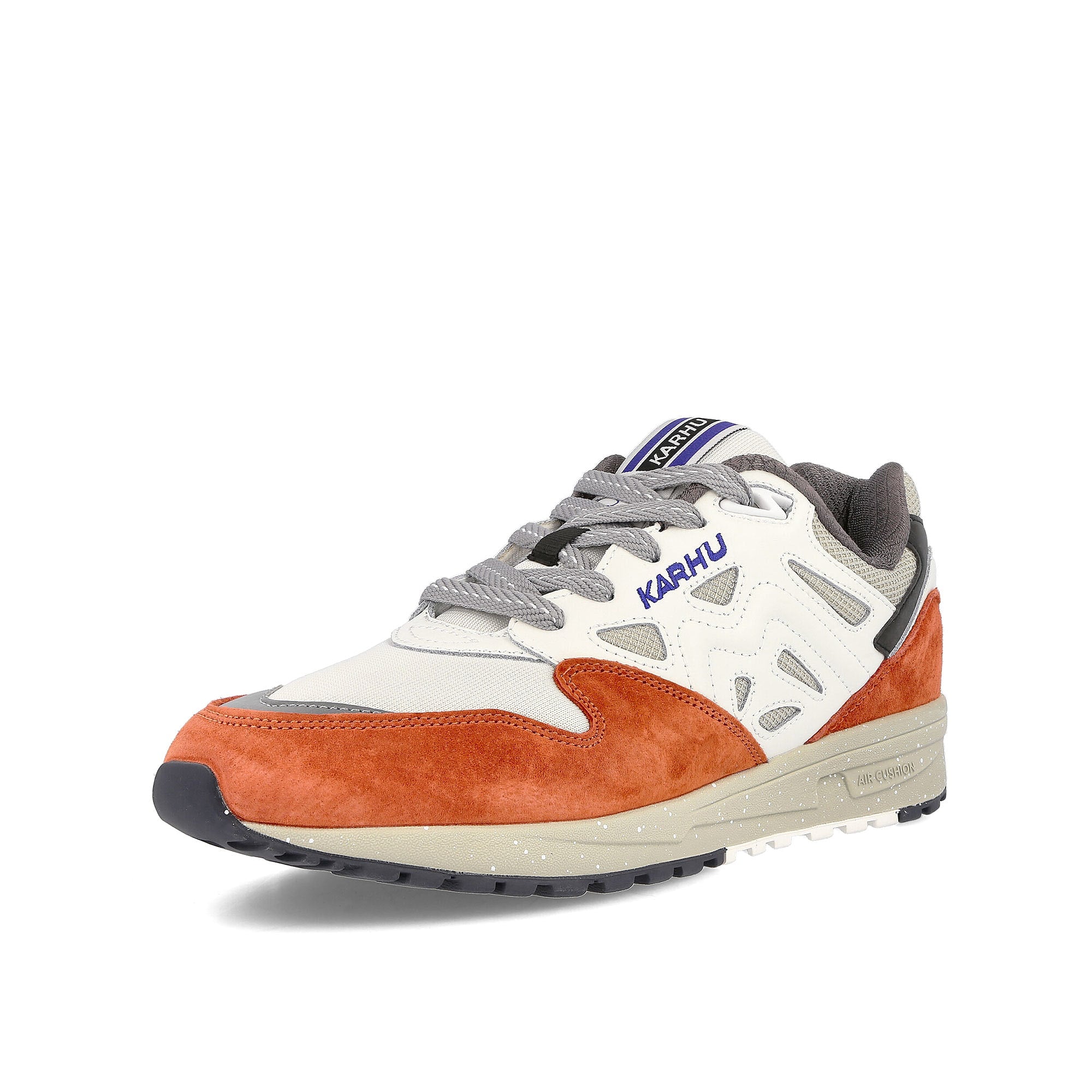 Karhu legacy 96 Apricot Brandy-Bright White Low Top Sneakers Close Up | Overkill