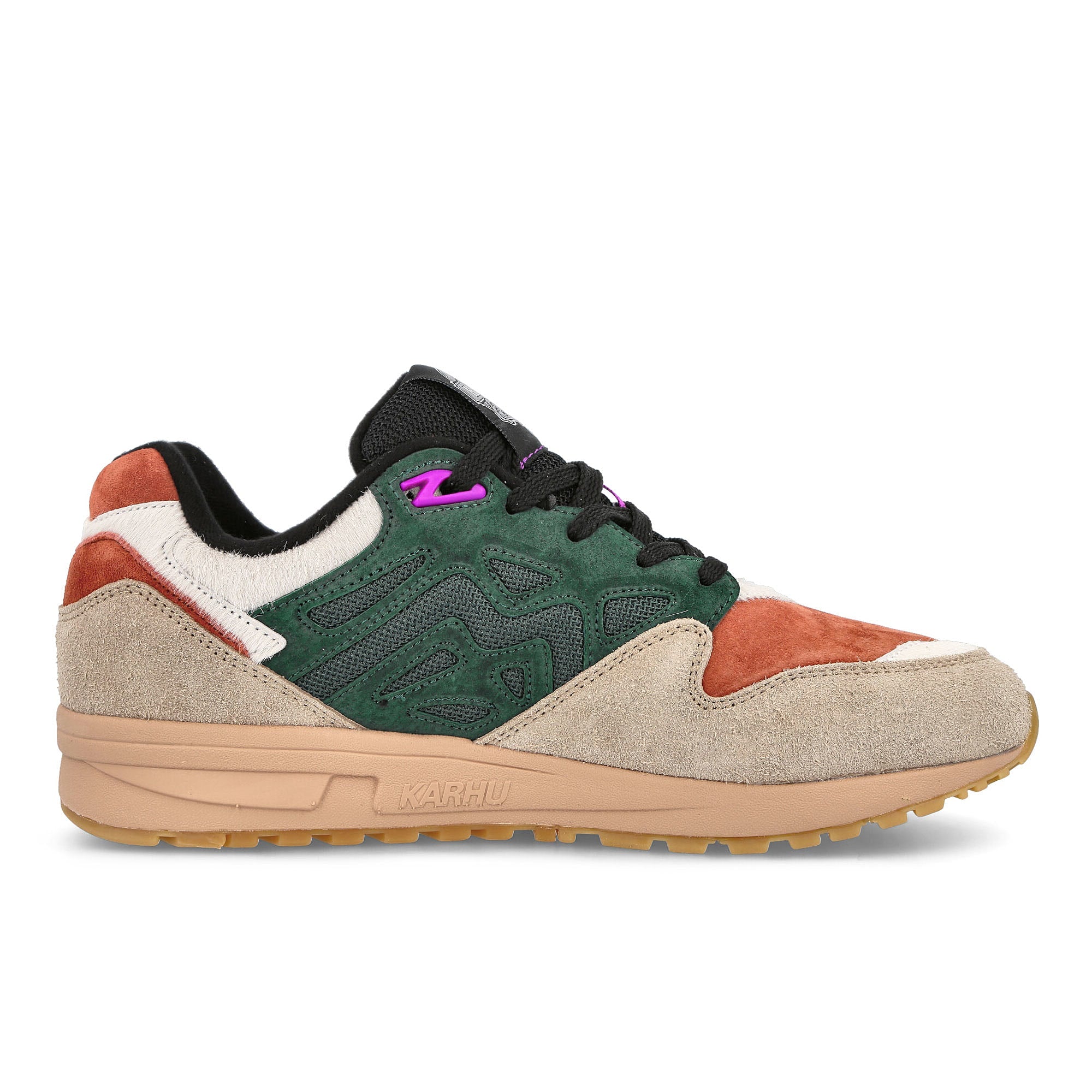 Karhu Hanon x Karhu Legacy 96 Smoke Gray-Trekking Green Sneakers Silhouette | Overkill