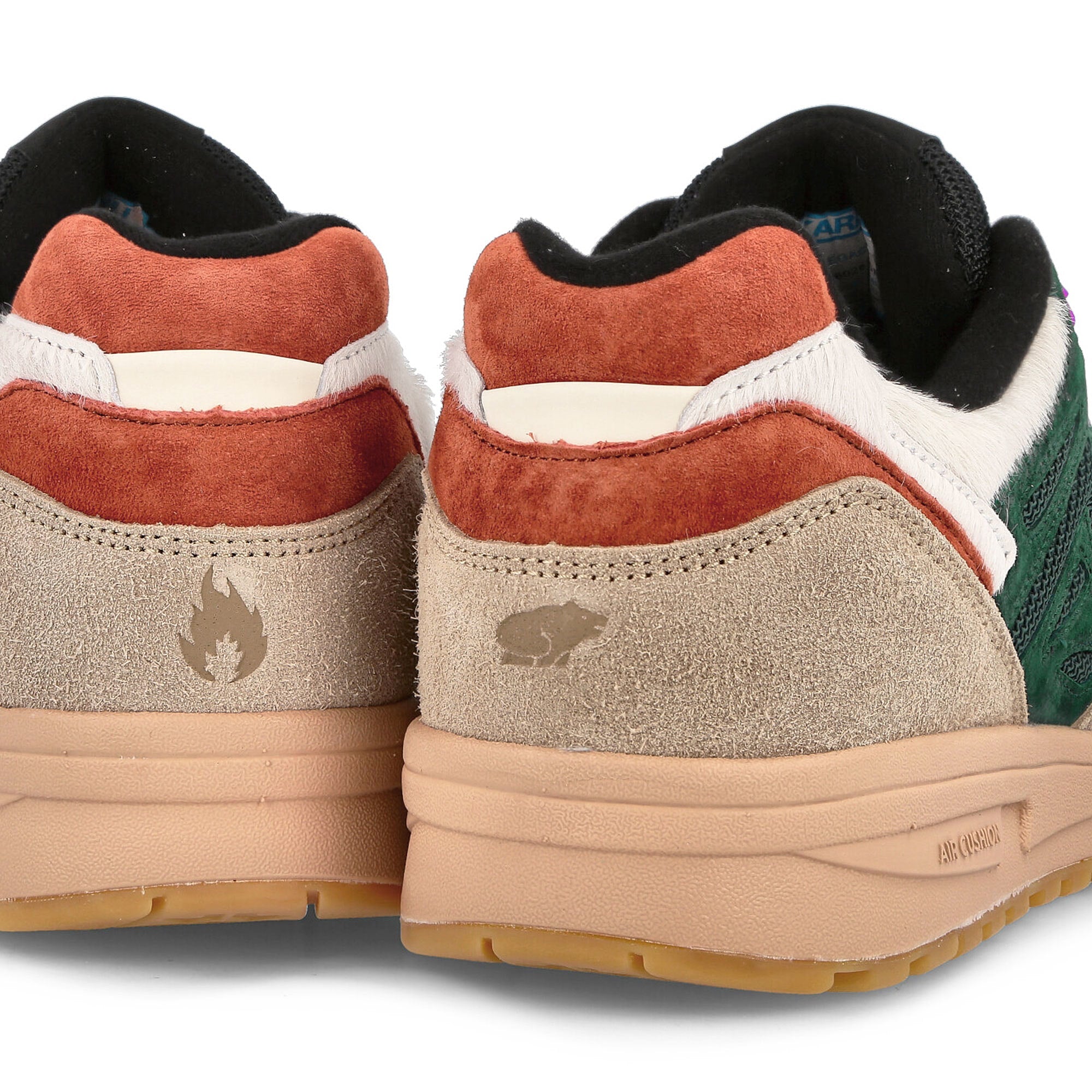 Karhu Hanon x Karhu Legacy 96 Smoke Gray-Trekking Green Sneakers Detailfoto | Overkill