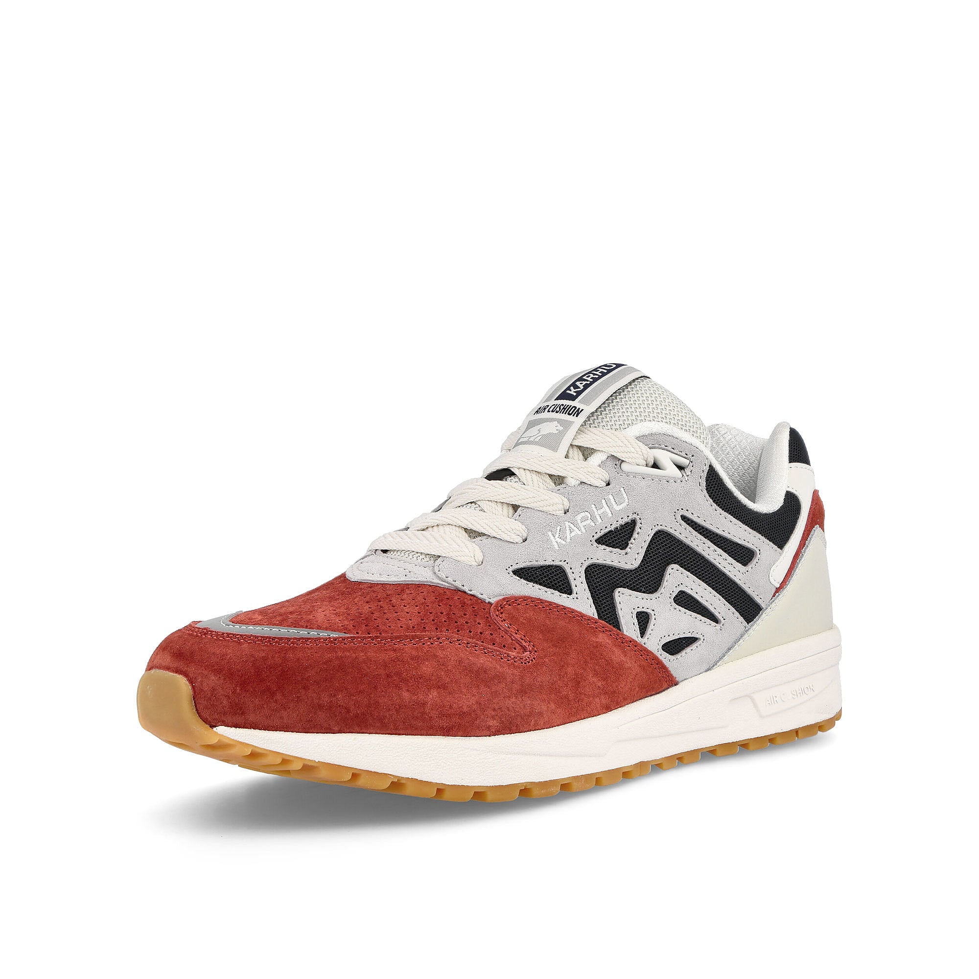 Karhu legacy 96 Hot Sauce-Dawn Blue Low Top Sneakers Close Up | Overkill