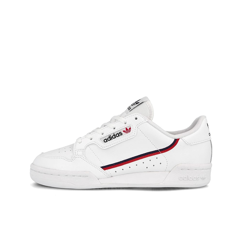 adidas continental 80 junior Footwear White / Scarlet / Collegiate Navy F99787 | Overkill