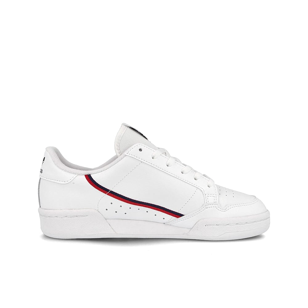 adidas continental 80 junior Footwear White / Scarlet / Collegiate Navy Material | Overkill