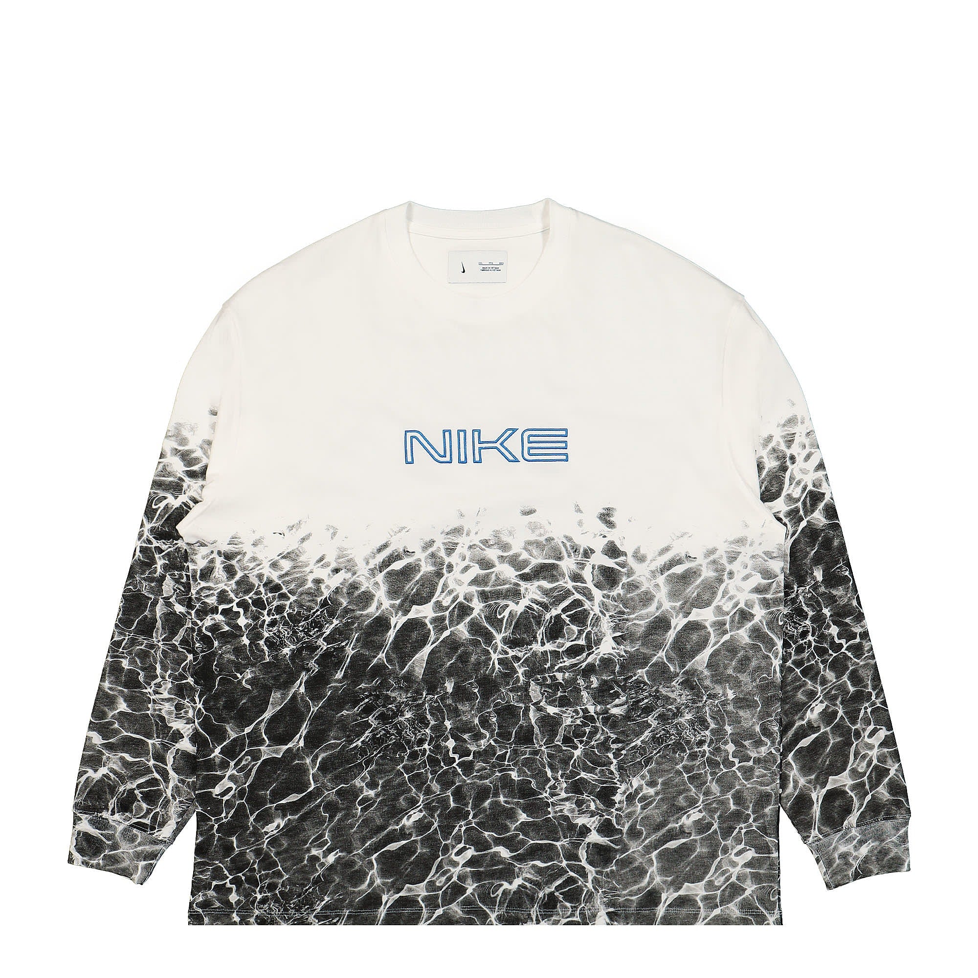 Nike NRG Kukini Long Sleeve Tee White / Black / Signal Blue Longsleeves FB3030 100 | Overkill