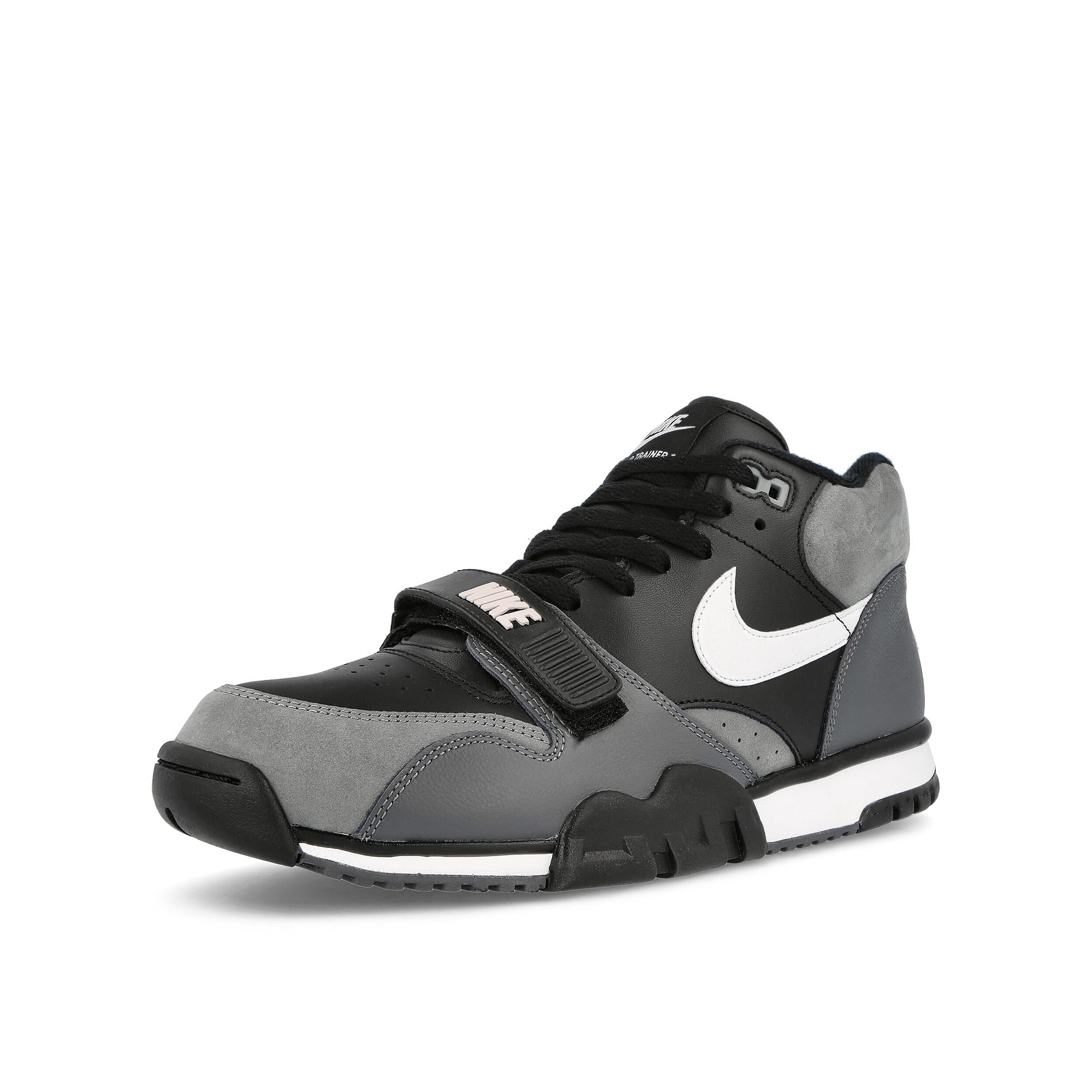 Nike Air Trainer 1 Black-White - Dark Grey - Cool Grey Sneakers Close Up | Overkill