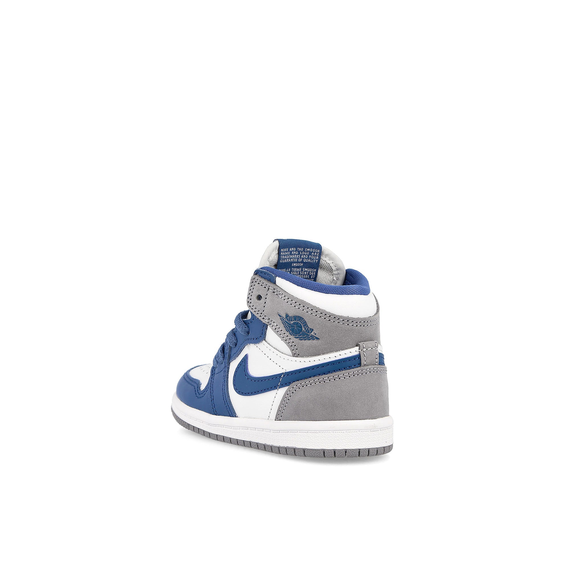 Jordan Air Jordan 1 Retro High OG TD True Blue-White - Cement Grey High Top Sneakers Material | Overkill