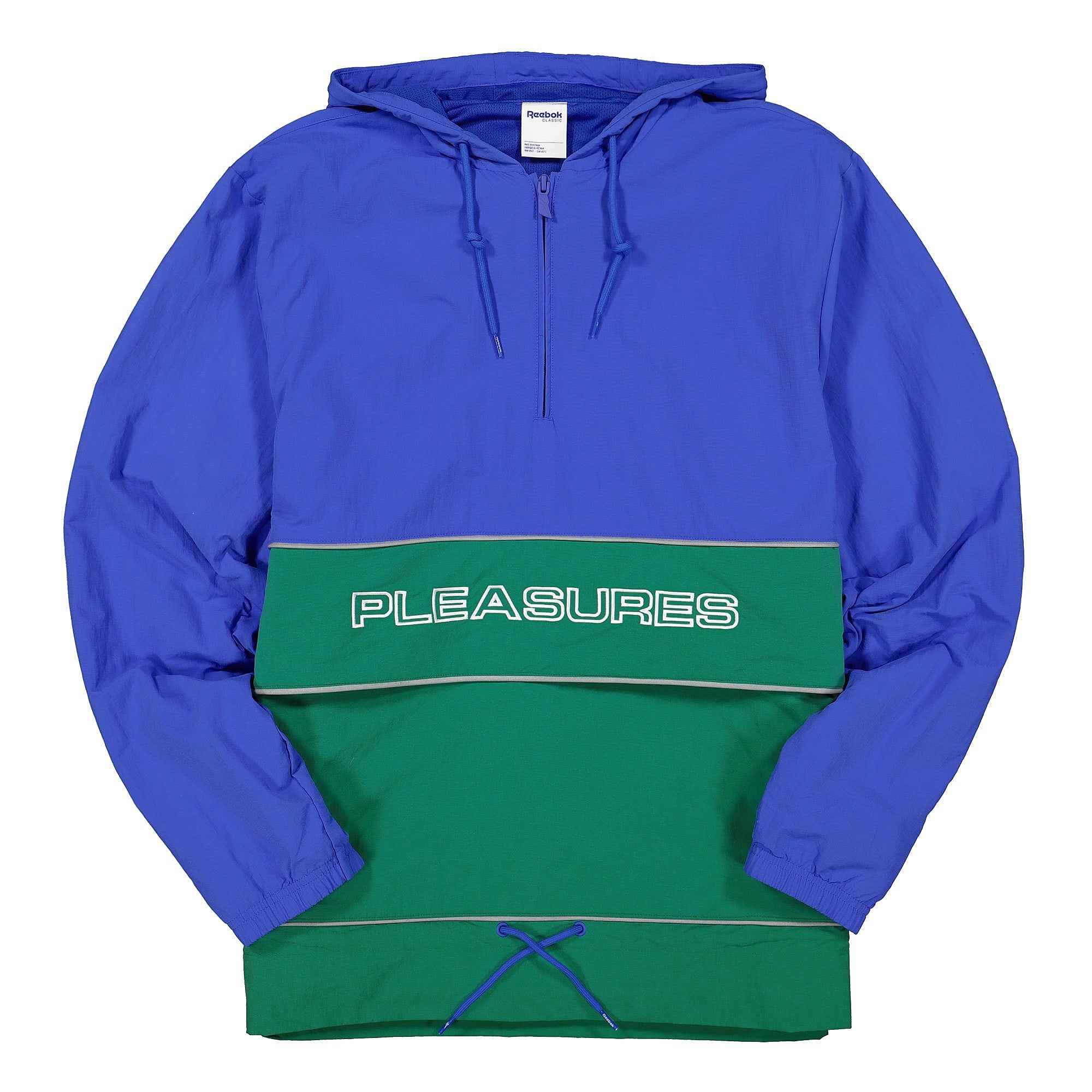 Reebok Pleasures x Reebok Classic Anorak Blue / Green Jackets FH9295 | Overkill