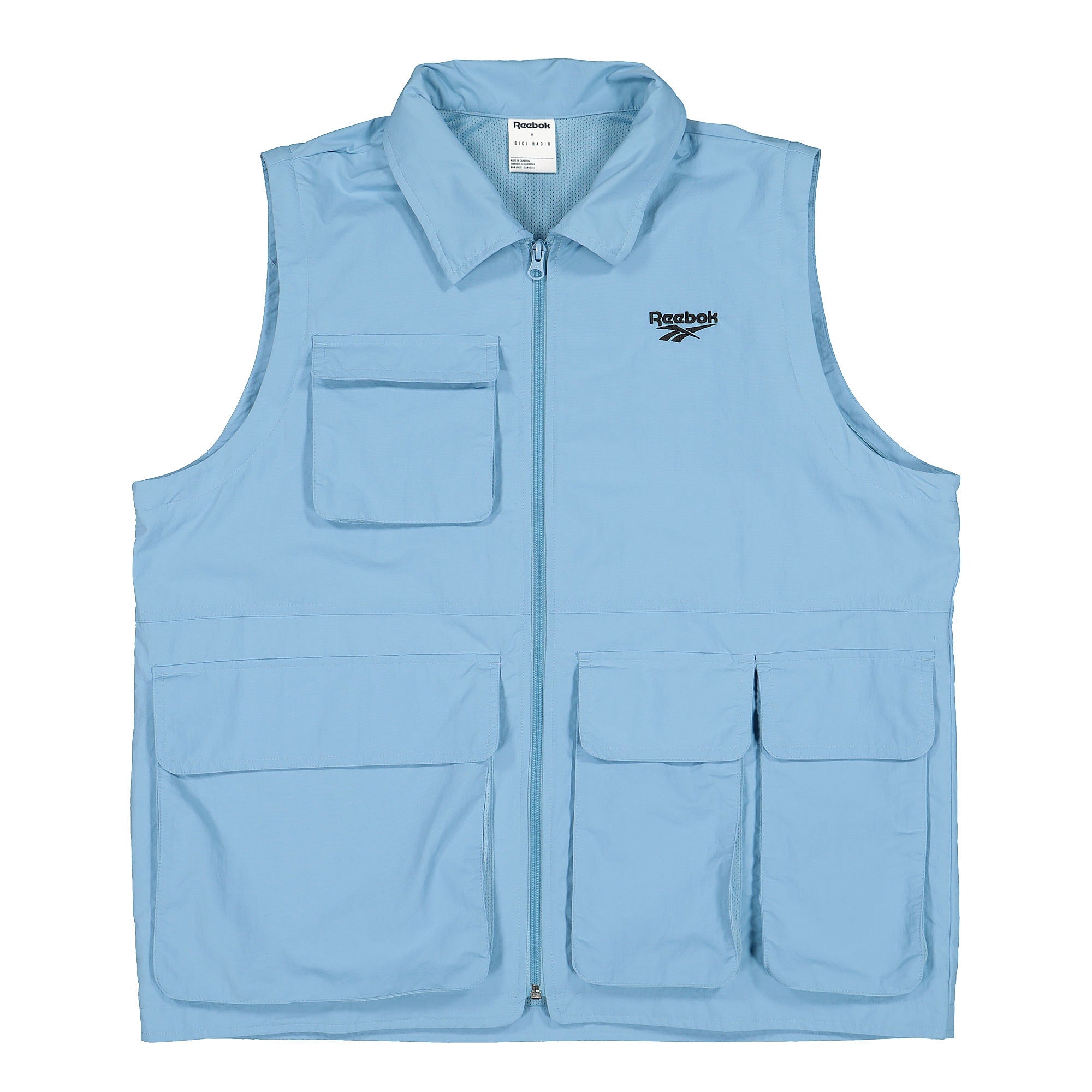 Reebok Gigi Hadid x Reebok Wmns Vest Sheer Blue / Field Tan Vests Detail view 1 | Overkill