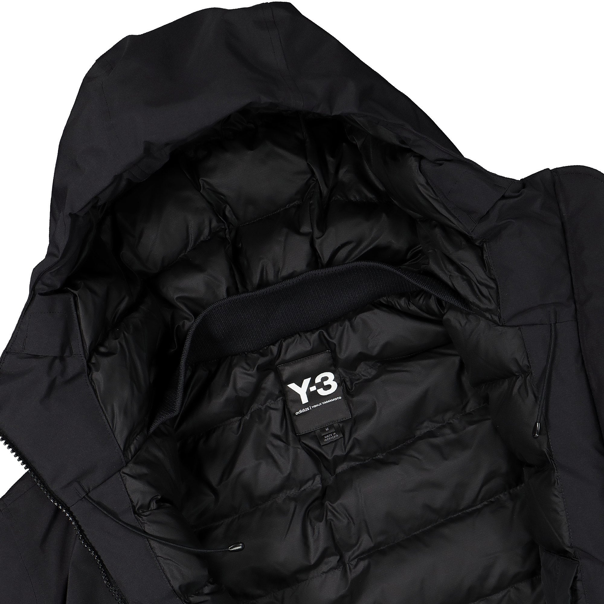 Y-3 W GTX Hooded Down Parka Black Parkas Detailfoto | Overkill
