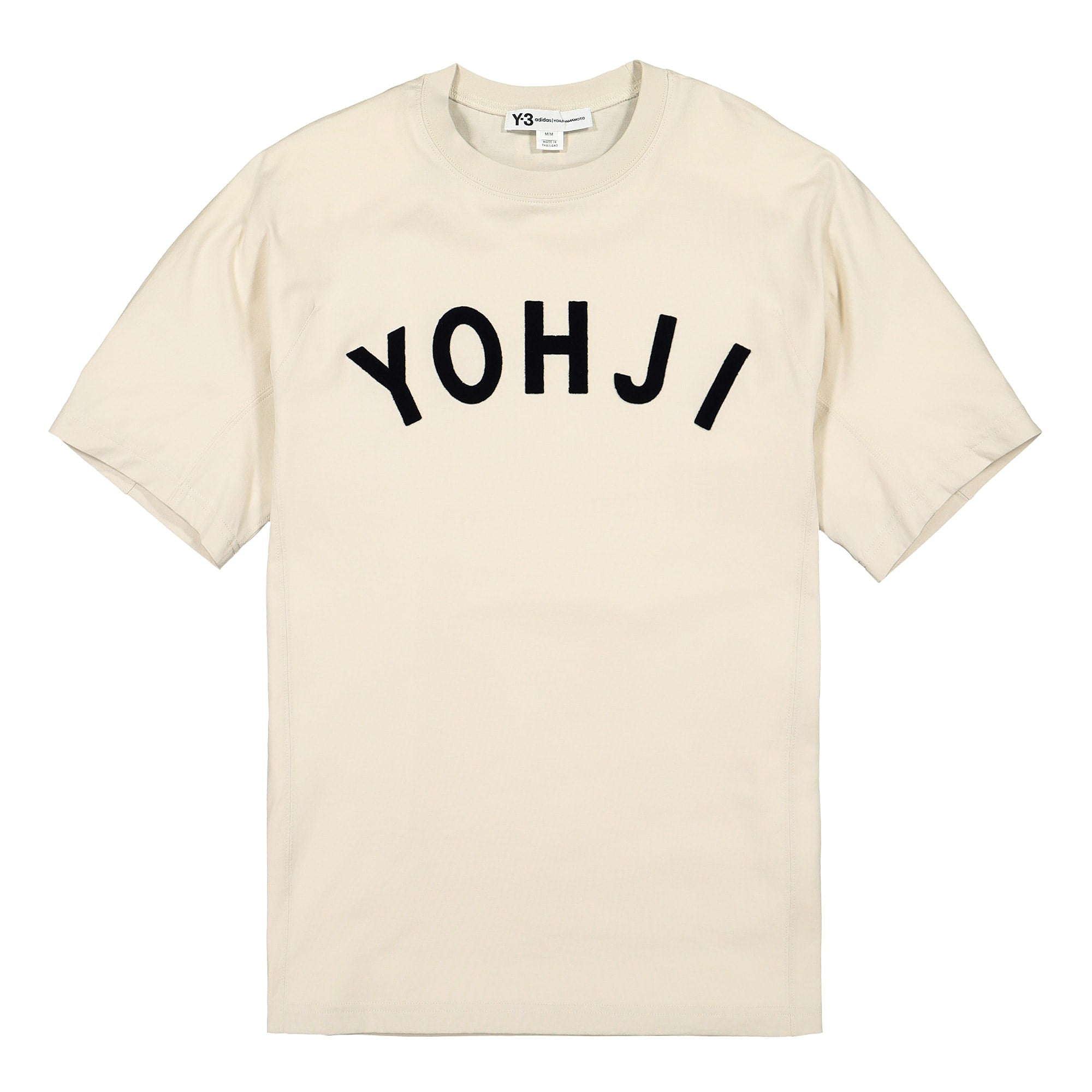 Y-3 Yohji Letters SS Tee Ecru / Legend Ink T-Shirts FJ0328 | Overkill