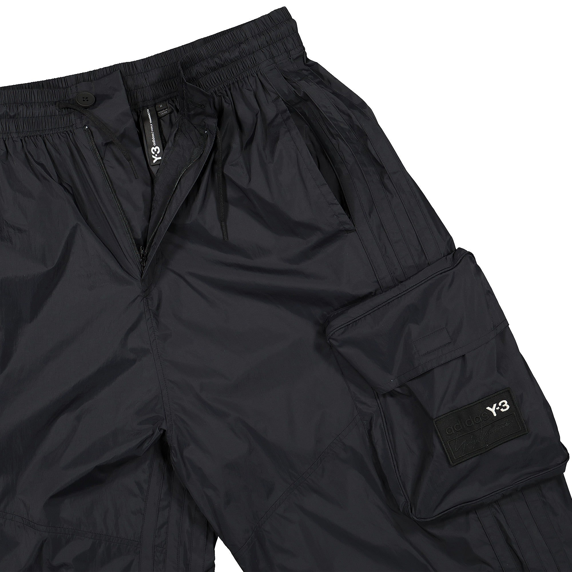 Y-3 Shell Track Pant Black Sweat & Track Pants Close-up | Overkill