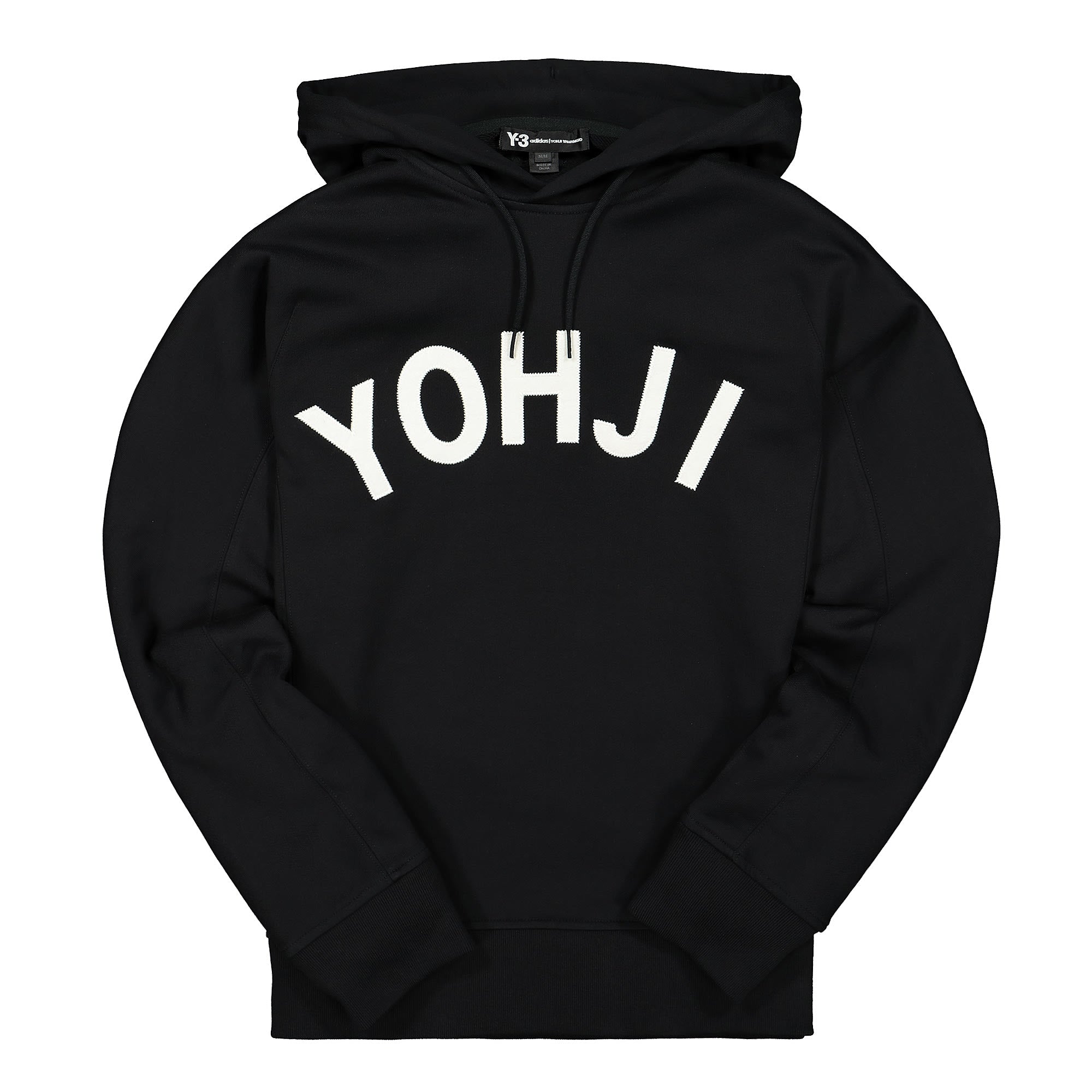 Y-3 Yohji Letters Hoodie Black / Off-White Hoodies FJ0440 | Overkill