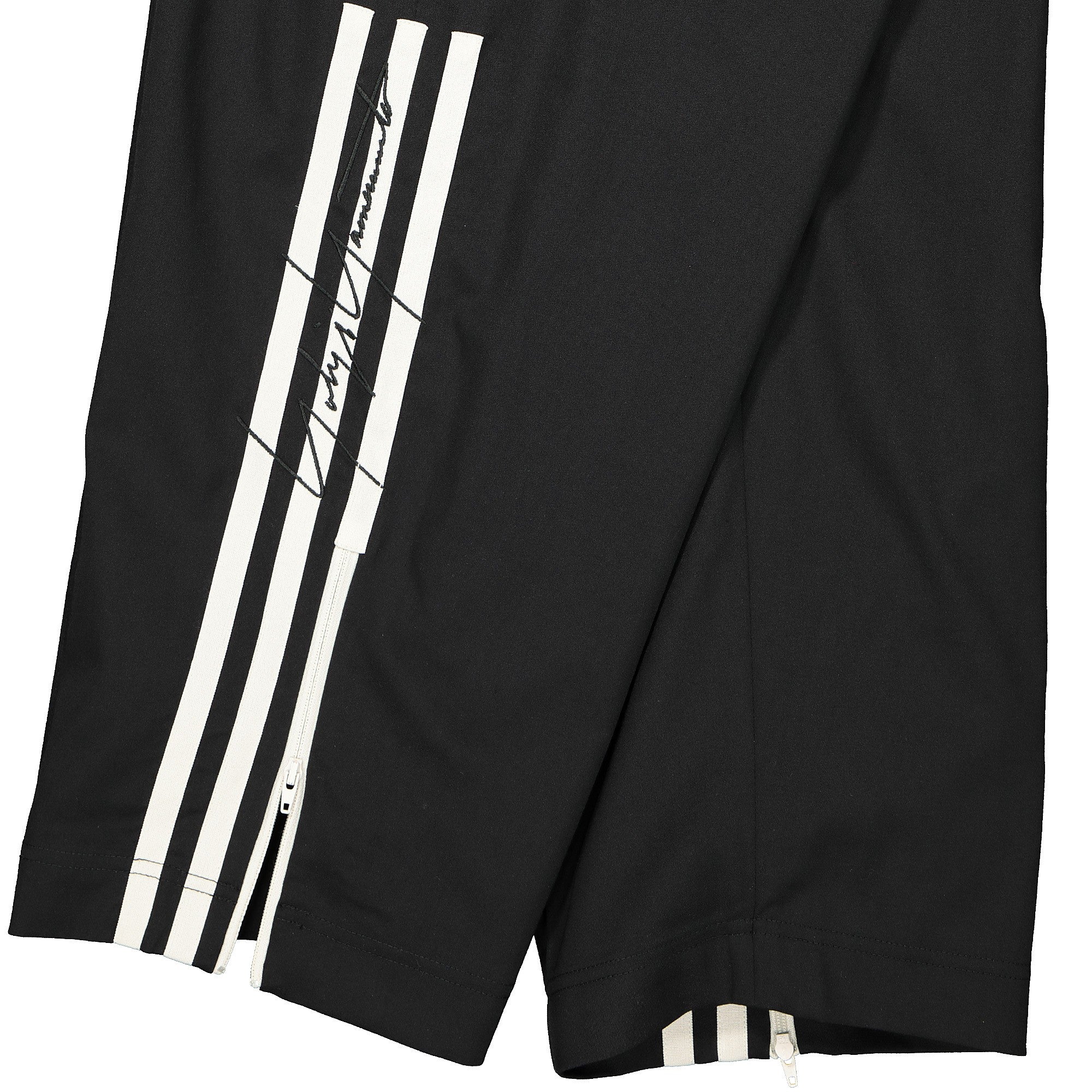 Y-3 M 3 STP Wool Satin Wide Pant Black / Ecru / Black Sweat & Track Pants Detailfoto | Overkill