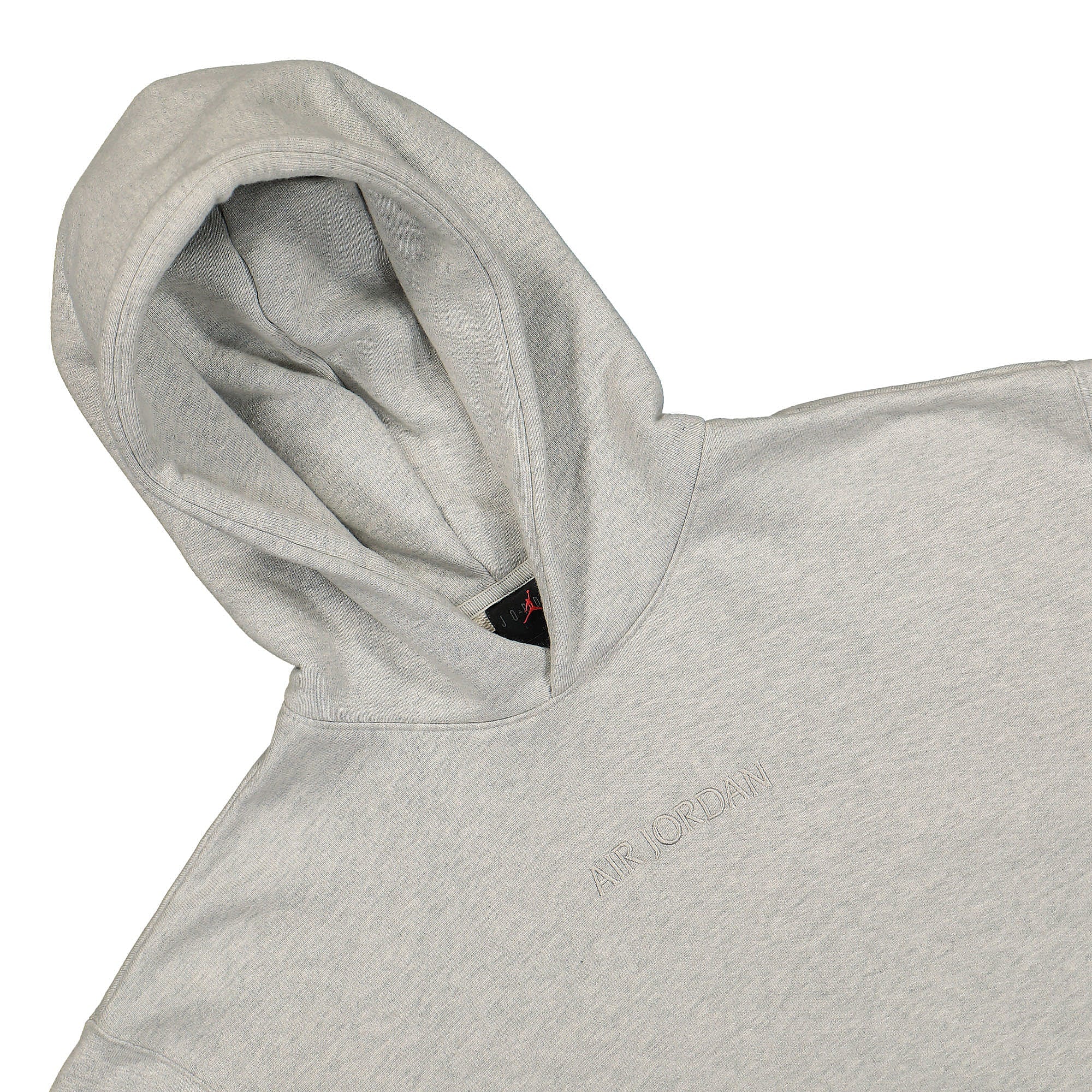 Jordan Air Jordan Wordmark Fleece Hoodie Grey Heather Hoodies Close-up | Overkill
