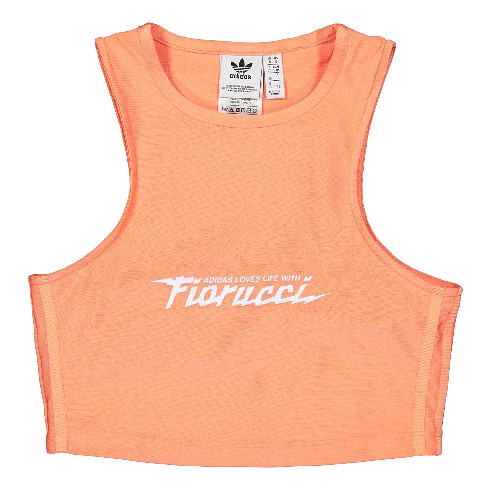 adidas Fiorucci x adidas Wmns Cropped Top Semi Coral Tops FL4138 | Overkill