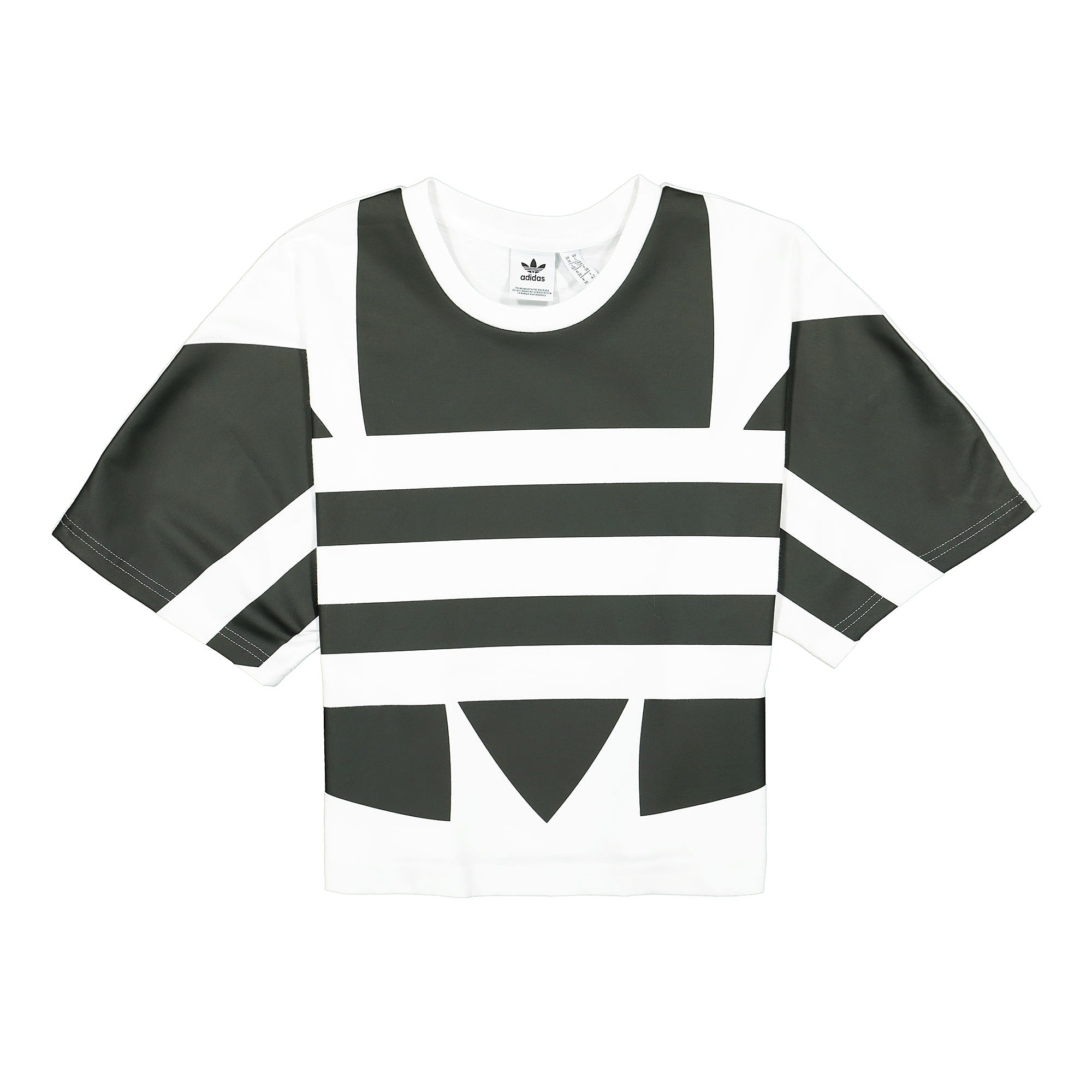 adidas Wmns LRG Logo Tee White / Black T-Shirts FM2564 | Overkill