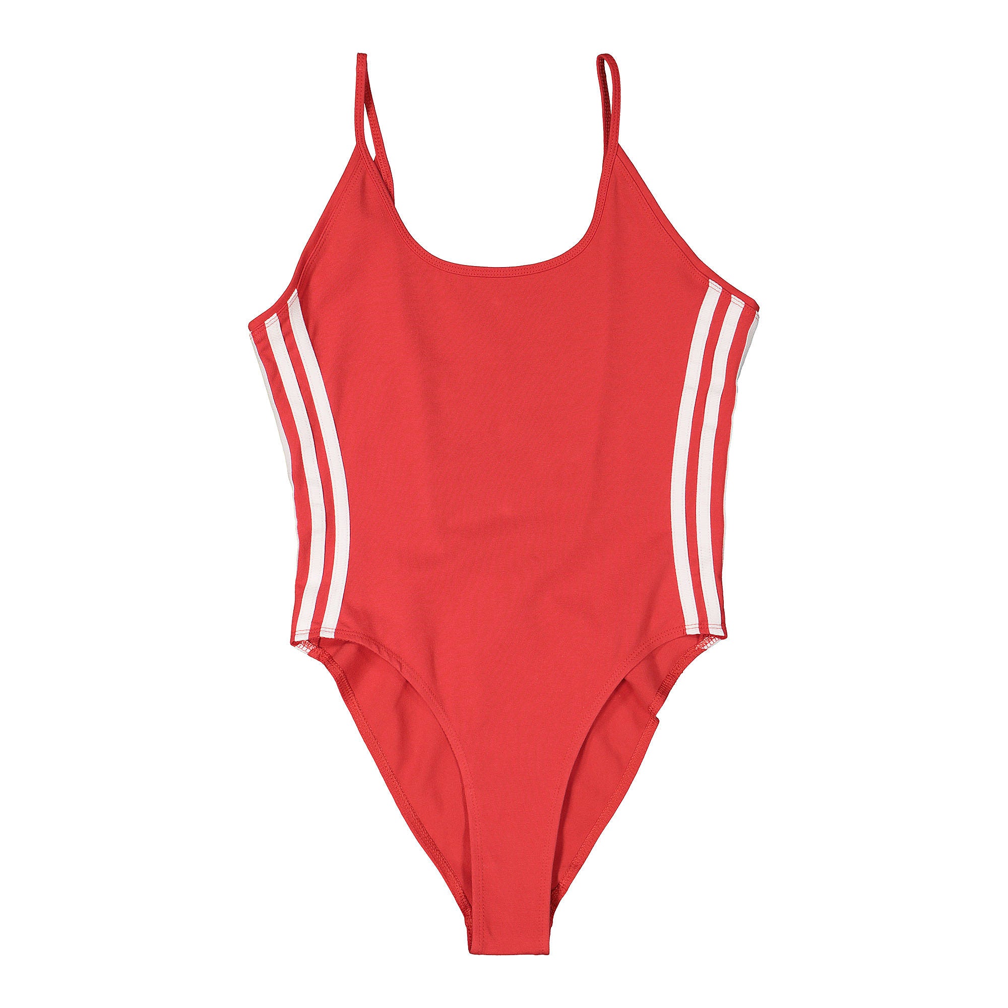 adidas Wmns Cotton Body Red / White Tops FM2575 | Overkill