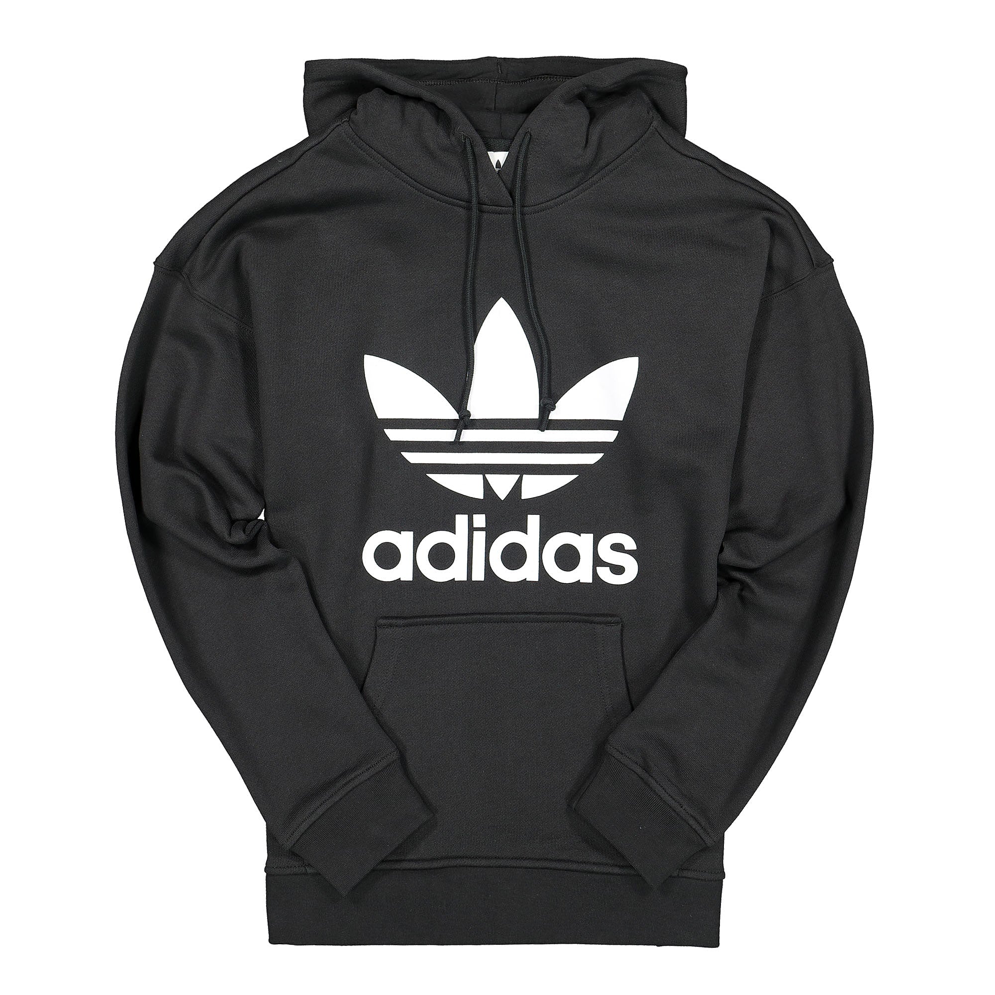 adidas Wmns Trefoil Hoodie Black / White Hoodies FM3307 | Overkill