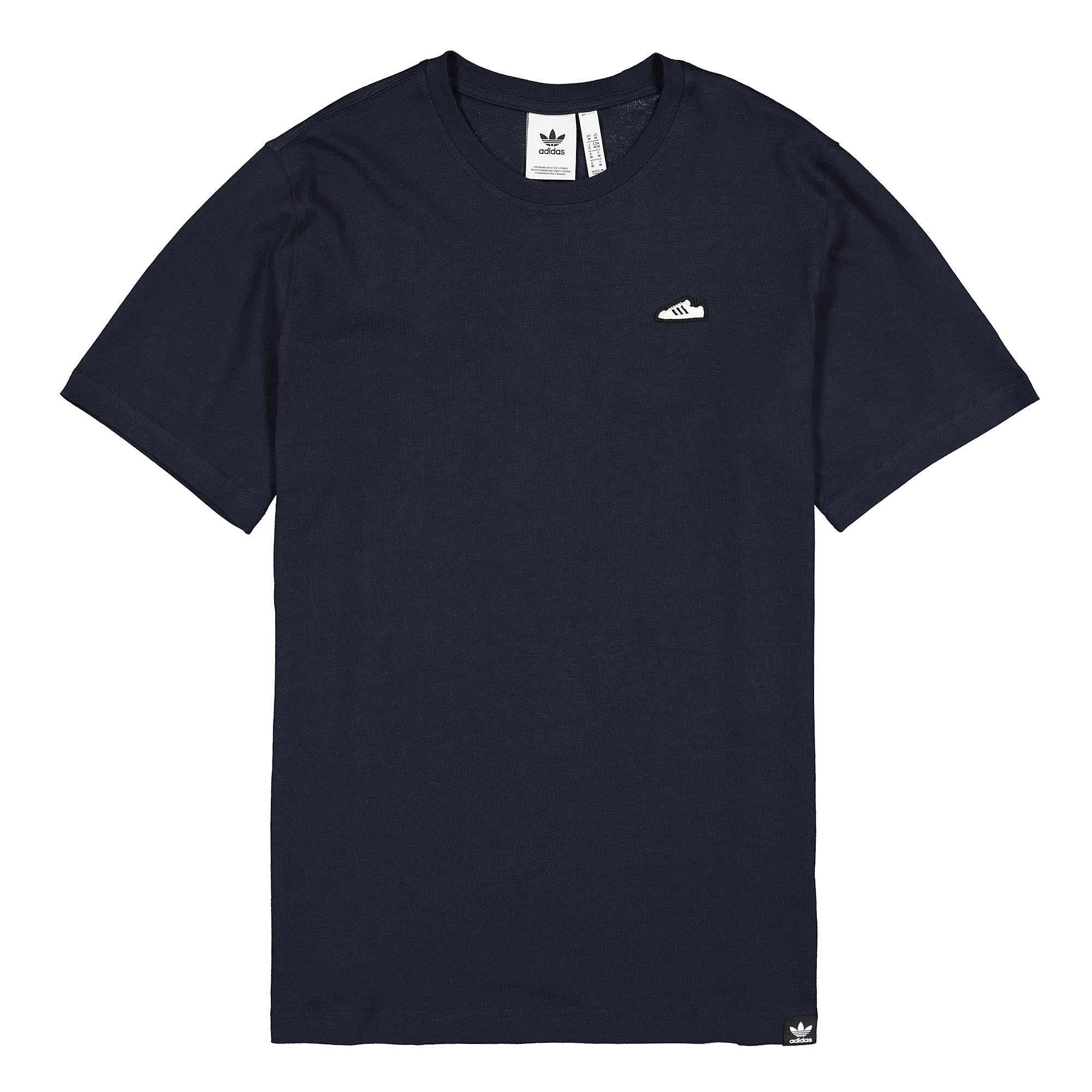 adidas SST Embroidered Tee Legend Ink T-Shirts FM3377 | Overkill