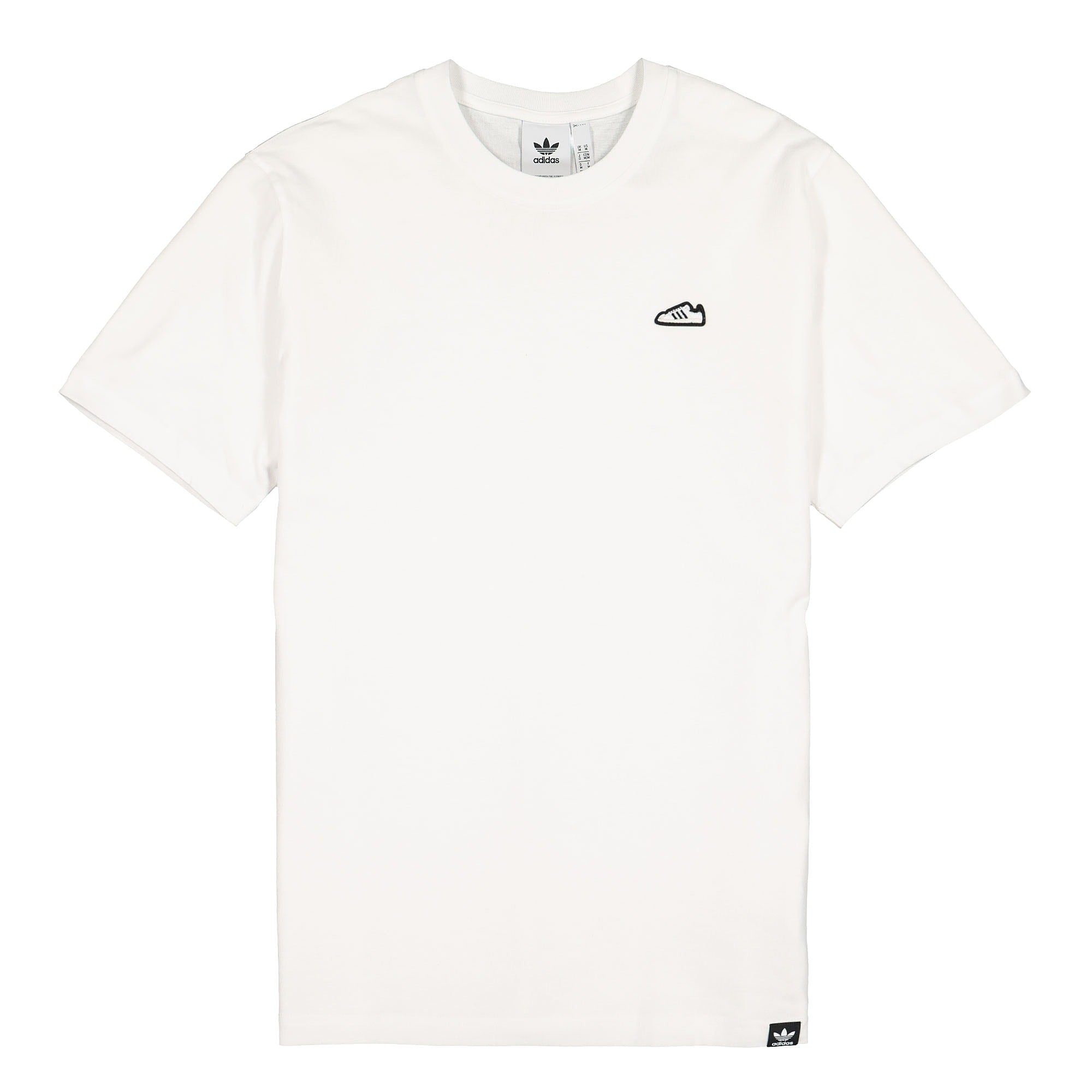 adidas SST Embroidered Tee White T-Shirts FM3378 | Overkill