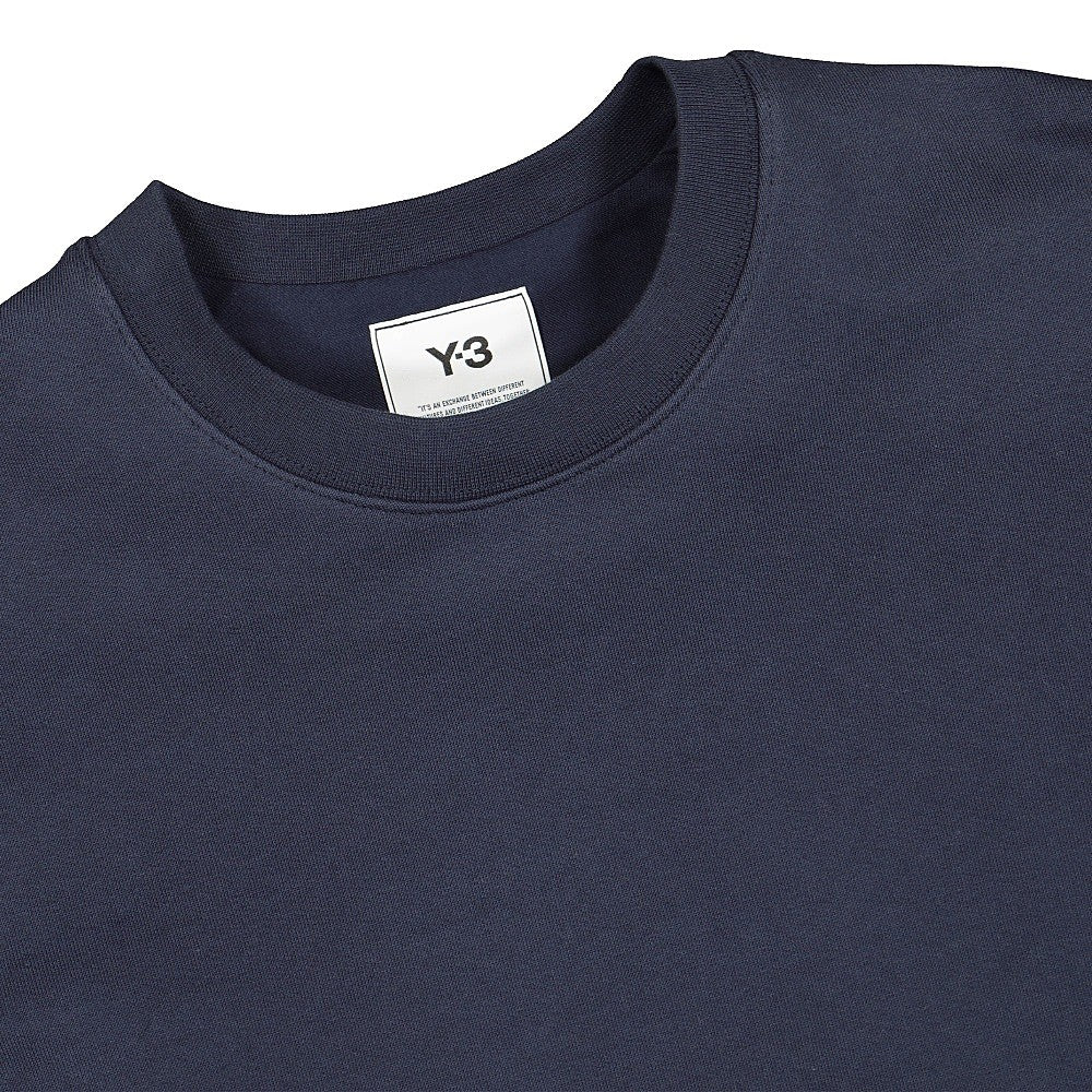 Y-3 M Classic Back Logo Crew Sweatshirt Legend Ink Sweatshirts Close-up | Overkill