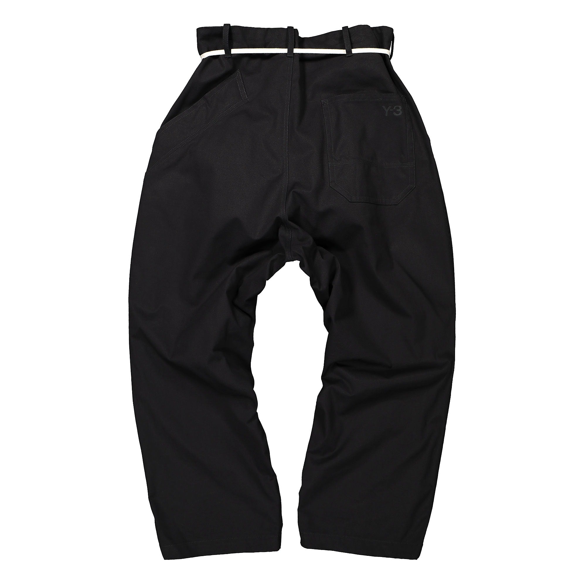 Y-3 M WW Wide Pants Black Casual Pants Material | Overkill