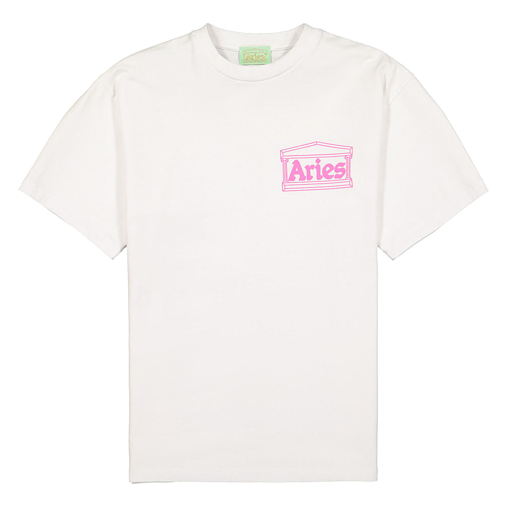 Aries Temple SS Tee White T-Shirts FRAR60000 | Overkill