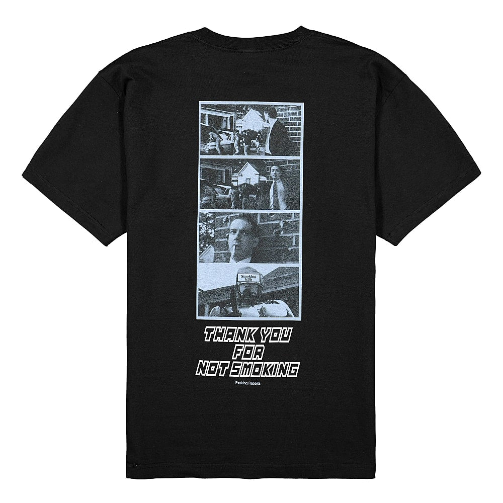 Fucking Rabbits Thank You For Not Smoking Tee Black T-Shirts Material | Overkill