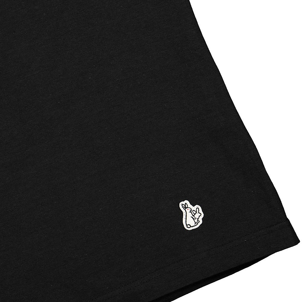 Fucking Rabbits Thank You For Not Smoking Tee Black T-Shirts Detailfoto | Overkill