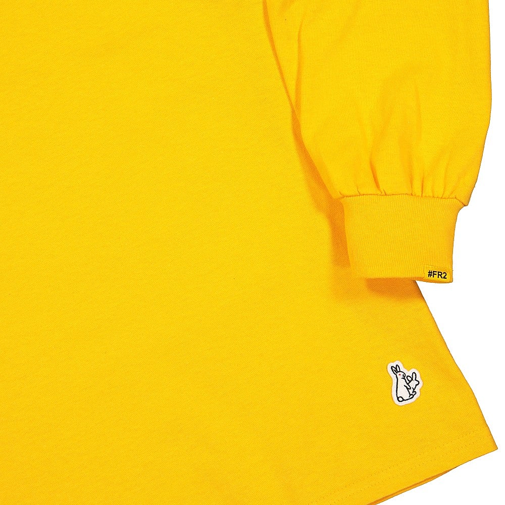 Fucking Rabbits Thank You For Not Smoking Longsleeve Tee Yellow Longsleeves Detailfoto | Overkill