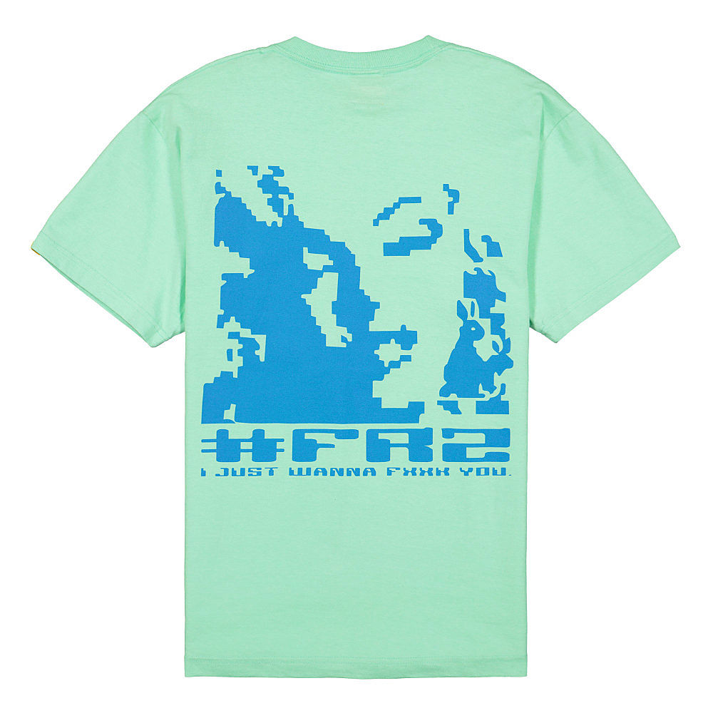 Fucking Rabbits Symbol Tee Light Green T-Shirts Material | Overkill