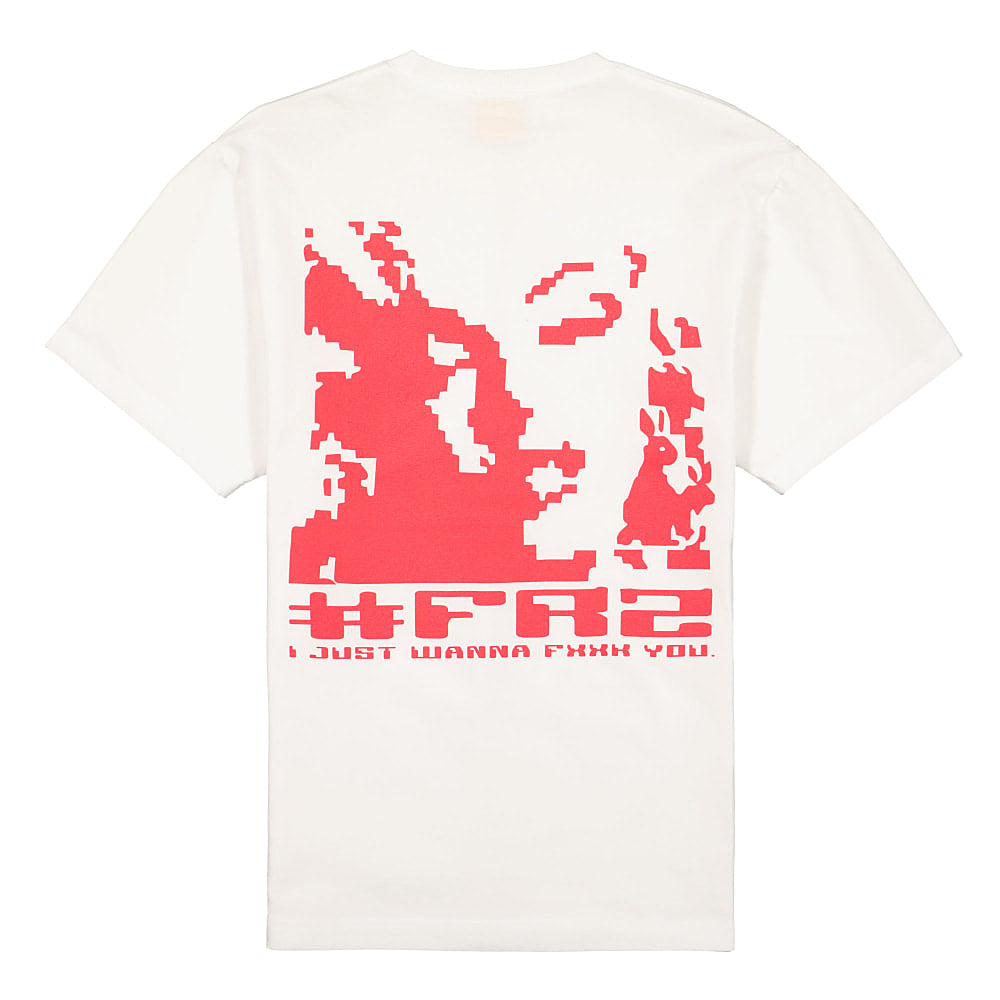 Fucking Rabbits Symbol Tee White T-Shirts Material | Overkill