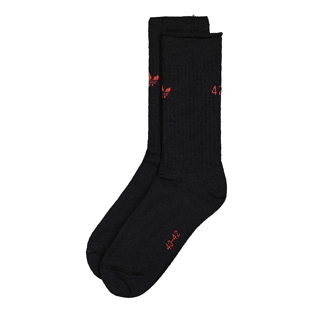 adidas 424 x adidas Heavy Socks Black Socks Material | Overkill