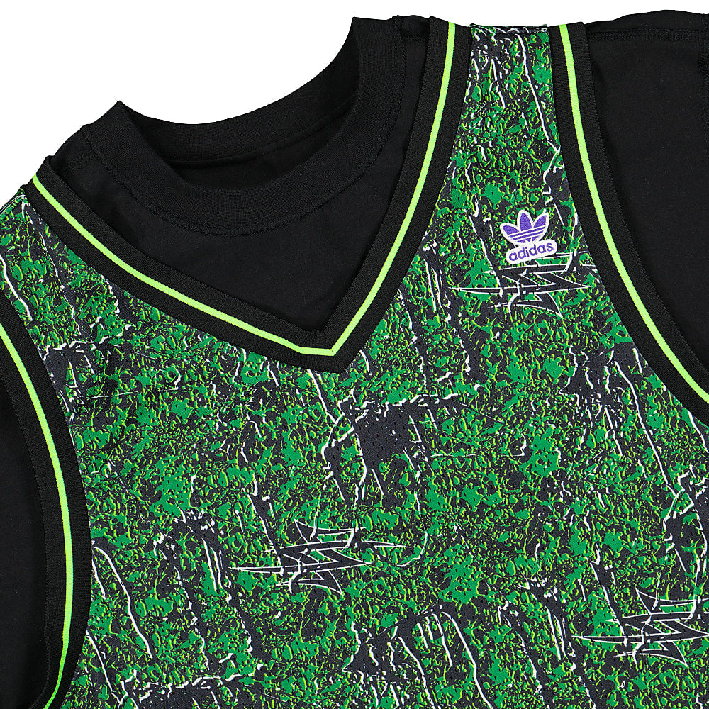 adidas Sankuanz x adidas Tee BB Jersey Black T-Shirts Detail view 1 | Overkill