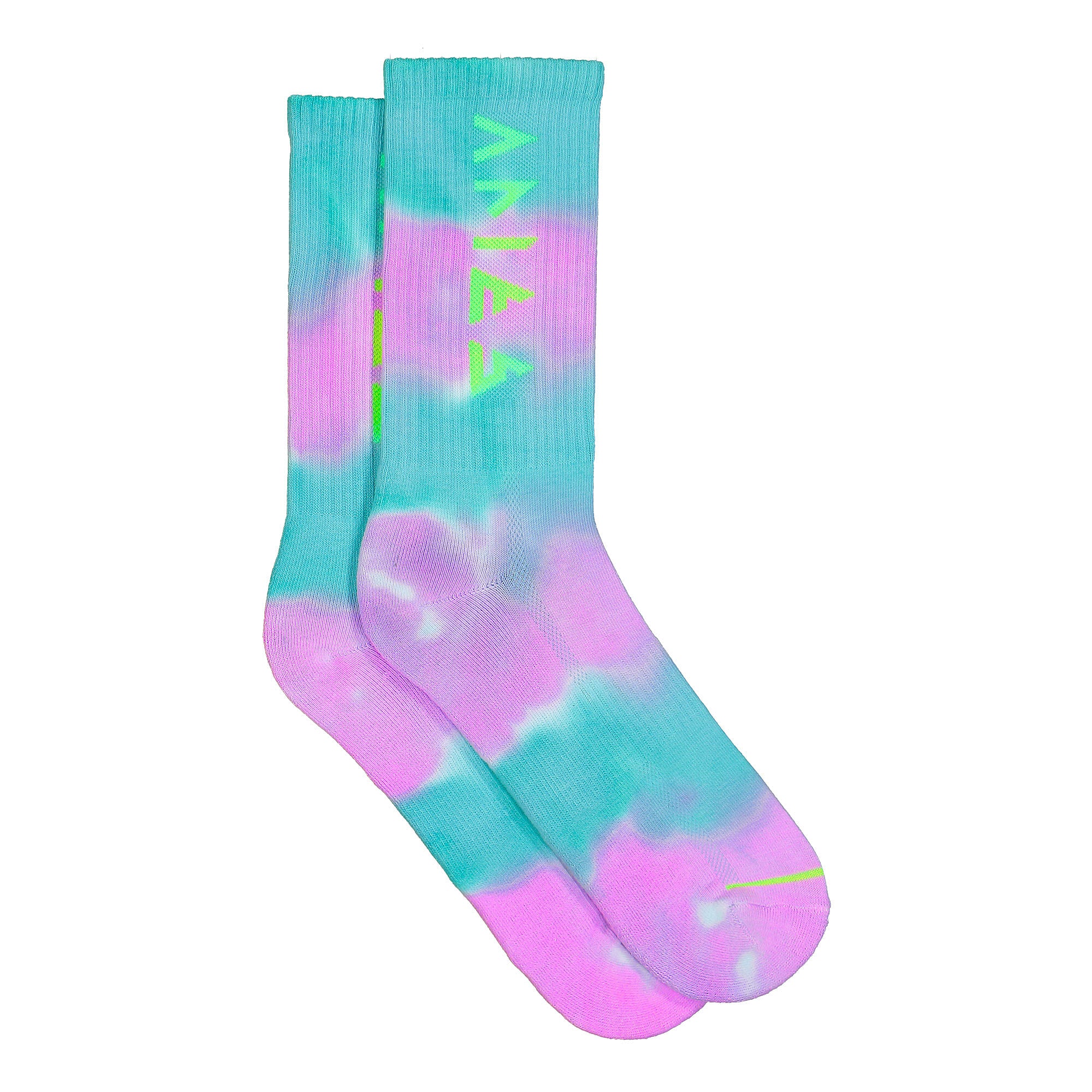 Aries Tie Dye Rune Socks Yellow Socks Material | Overkill