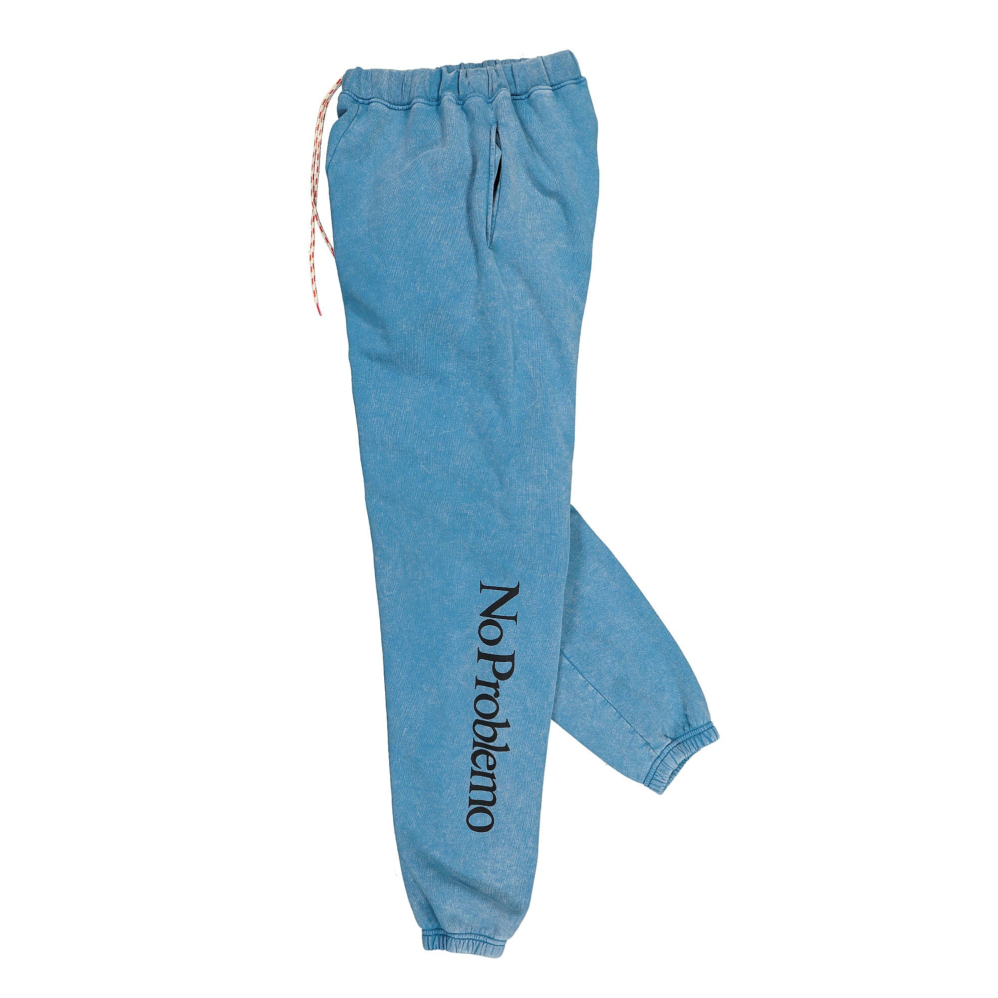 Aries No Problemo Sweatpant Blue Sweat & Track Pants Close-up | Overkill