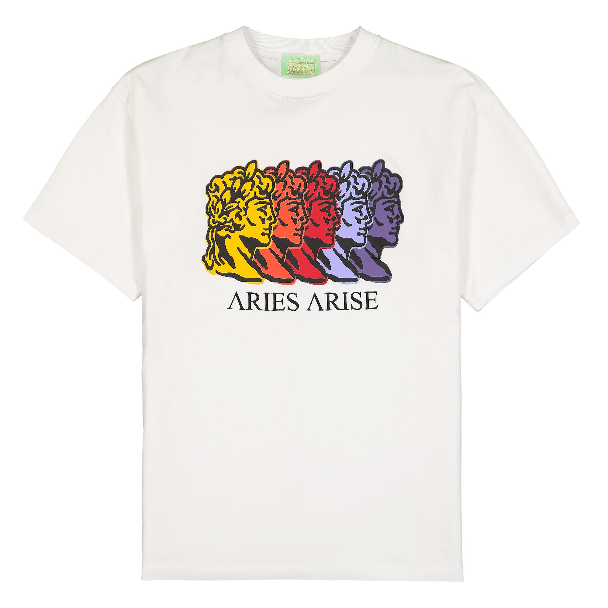 Aries Roman Head SS Tee White T-Shirts FSAR60003 | Overkill