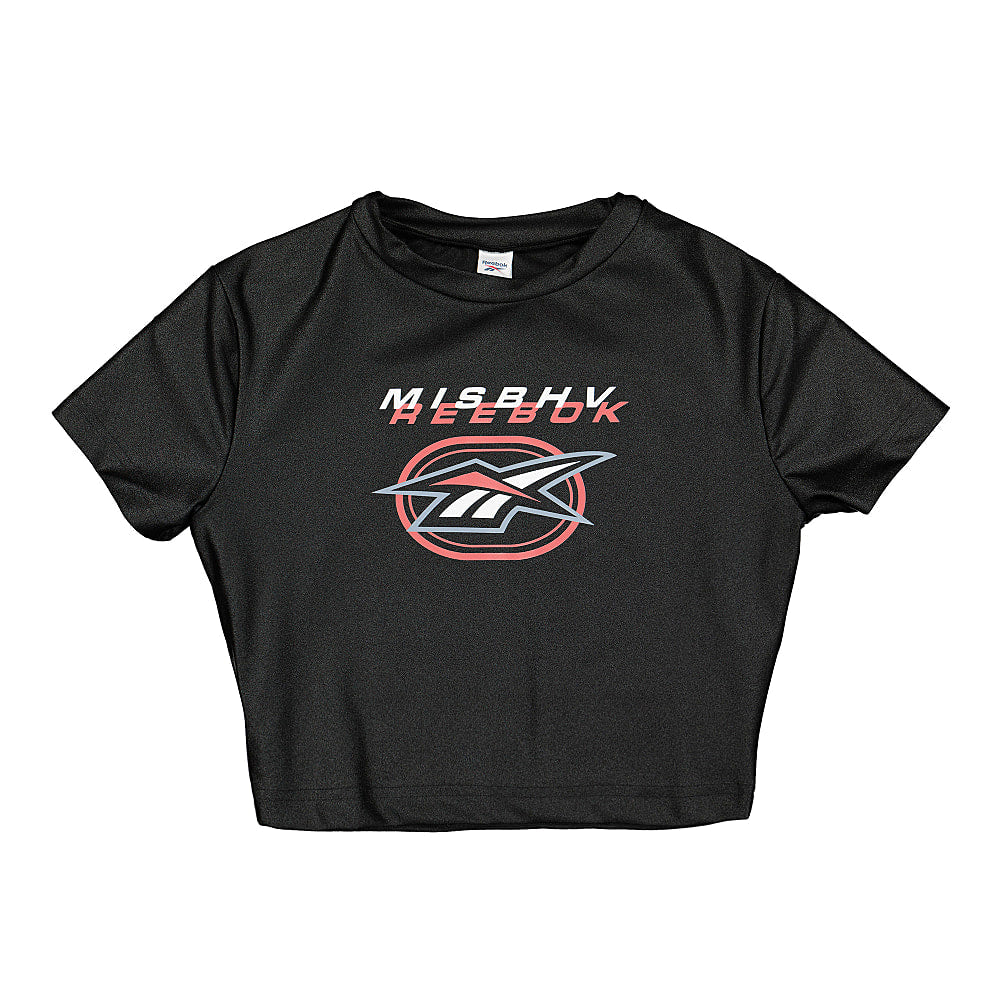 Reebok MISBHV x Reebok Wmns Cropped Tee Black T-Shirts FT6014 | Overkill