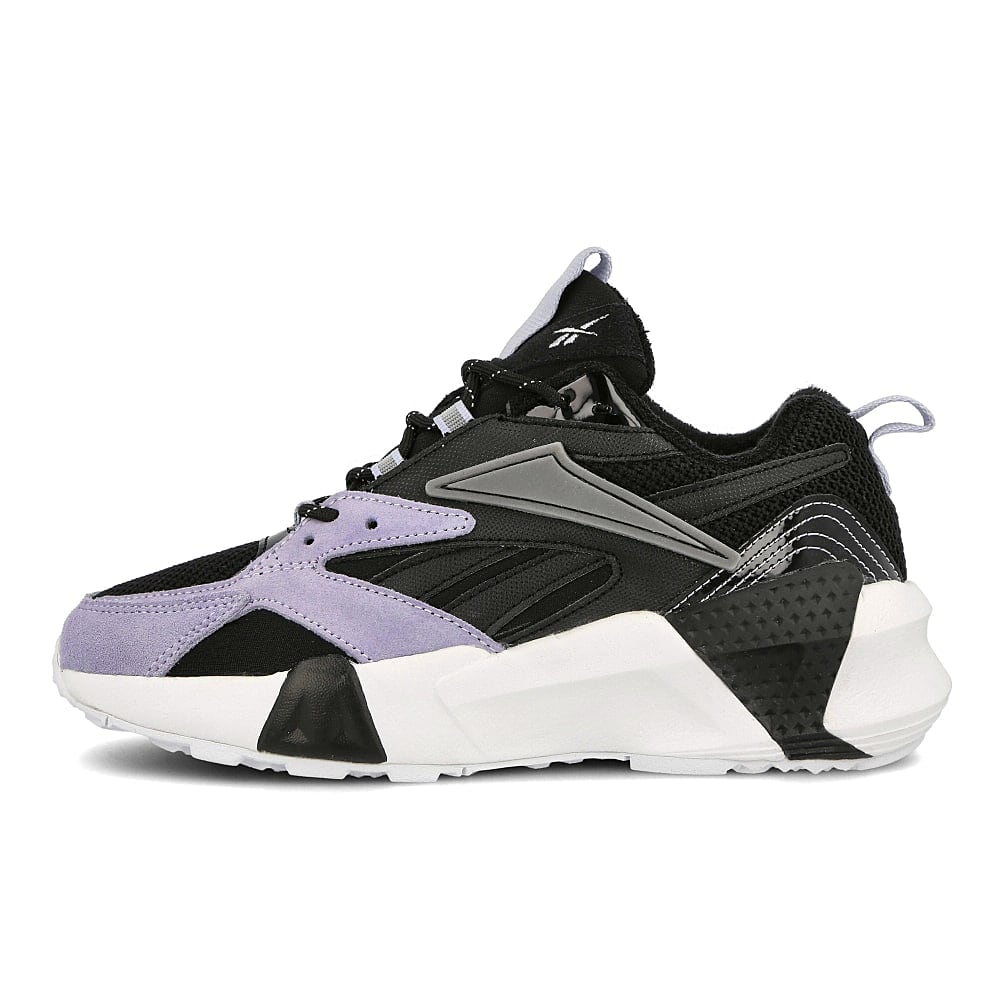 Reebok wmns aztrek double mix Black-Luc Lilac-White Sneakers FU7879 | Overkill