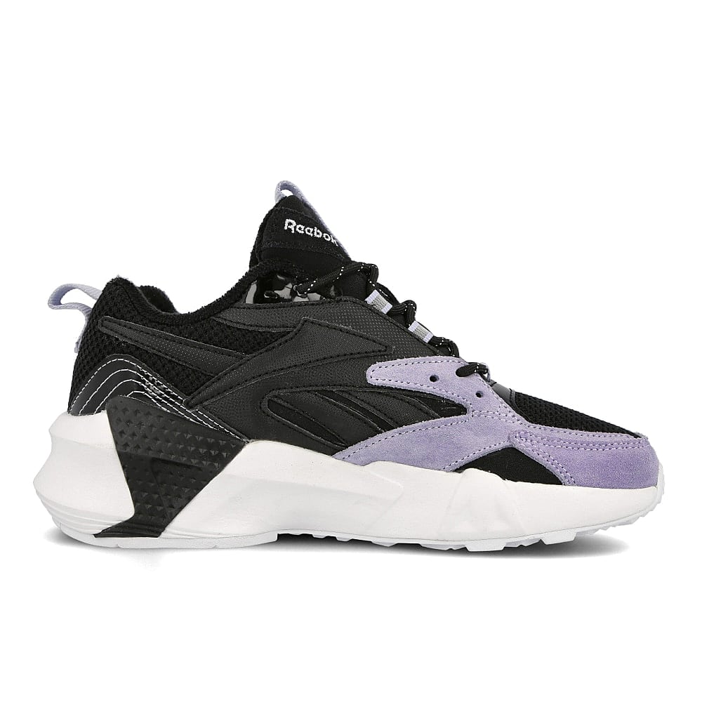Reebok wmns aztrek double mix Black-Luc Lilac-White Sneakers Silhouette | Overkill