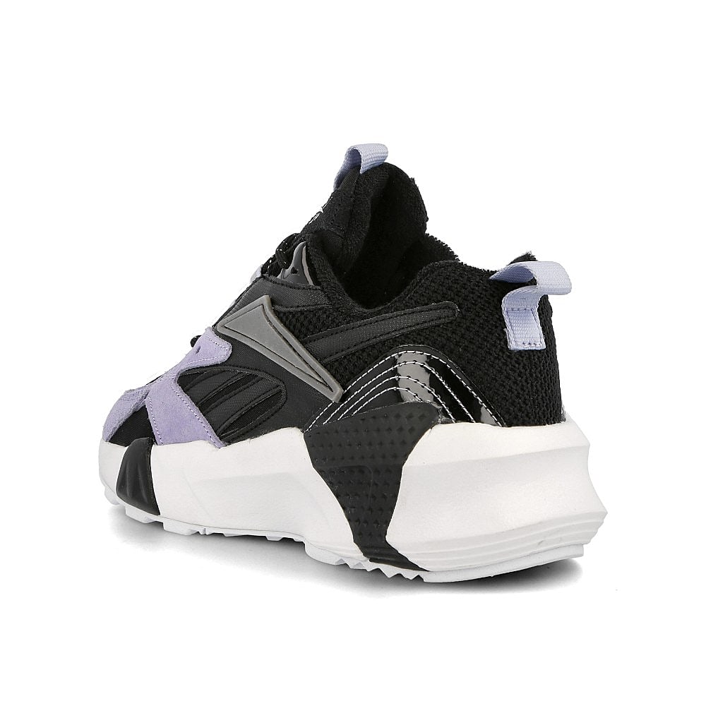 Reebok wmns aztrek double mix Black-Luc Lilac-White Sneakers Material | Overkill