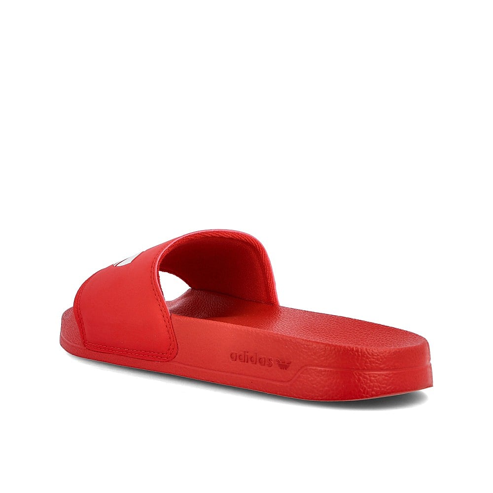 adidas adilette lite Scarlet-Footwear White-Scarlet Slides, Sandals & Slippers Material | Overkill