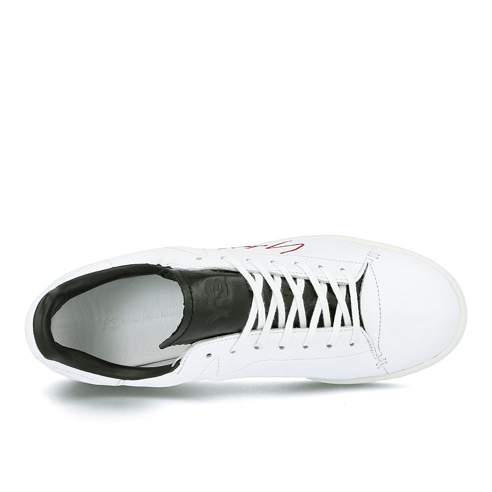 Y-3 yohji court Running White-Red-Black Sneakers Detailfoto | Overkill