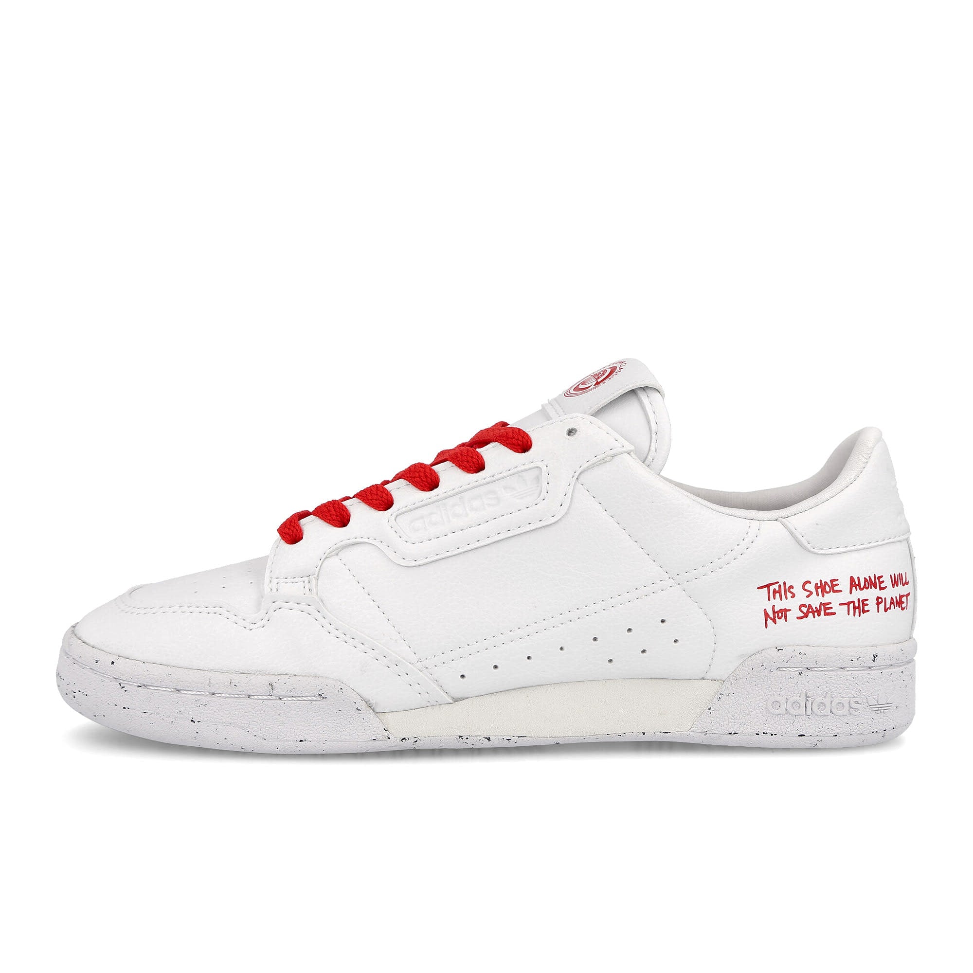 adidas continental 80 vegan Footwear White / Footwear White / Scarlet FU9787 | Overkill