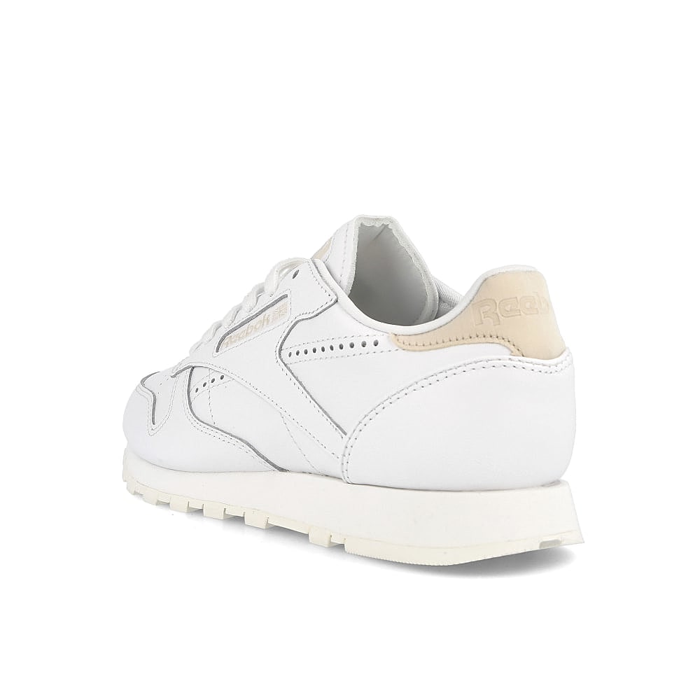Reebok wmns classic leather White-Alabaster-Chalk Sneakers Material | Overkill